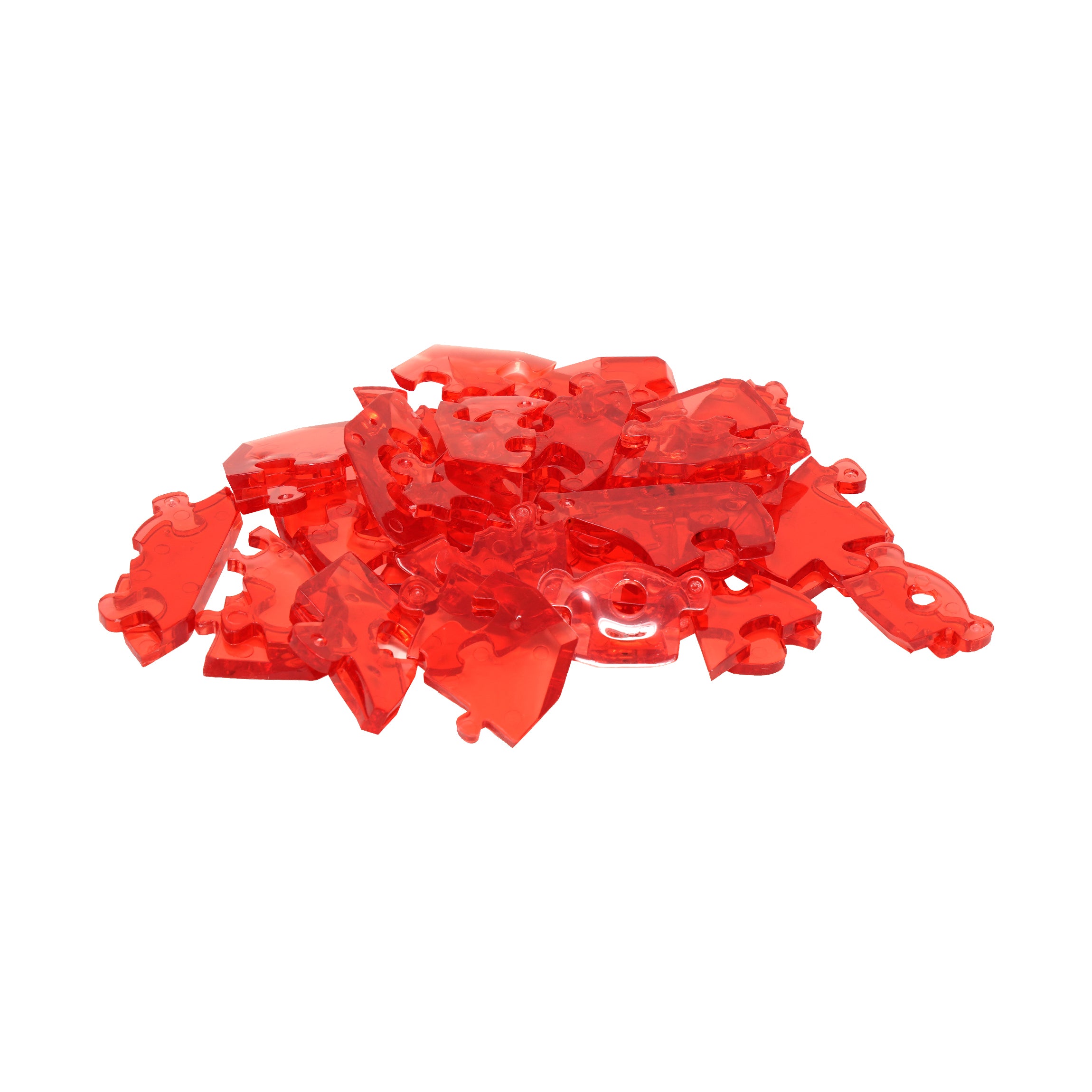 Radiant Ruby 3D Crystal Puzzle - Challenge Your Mind, 43 Pieces - Image 5