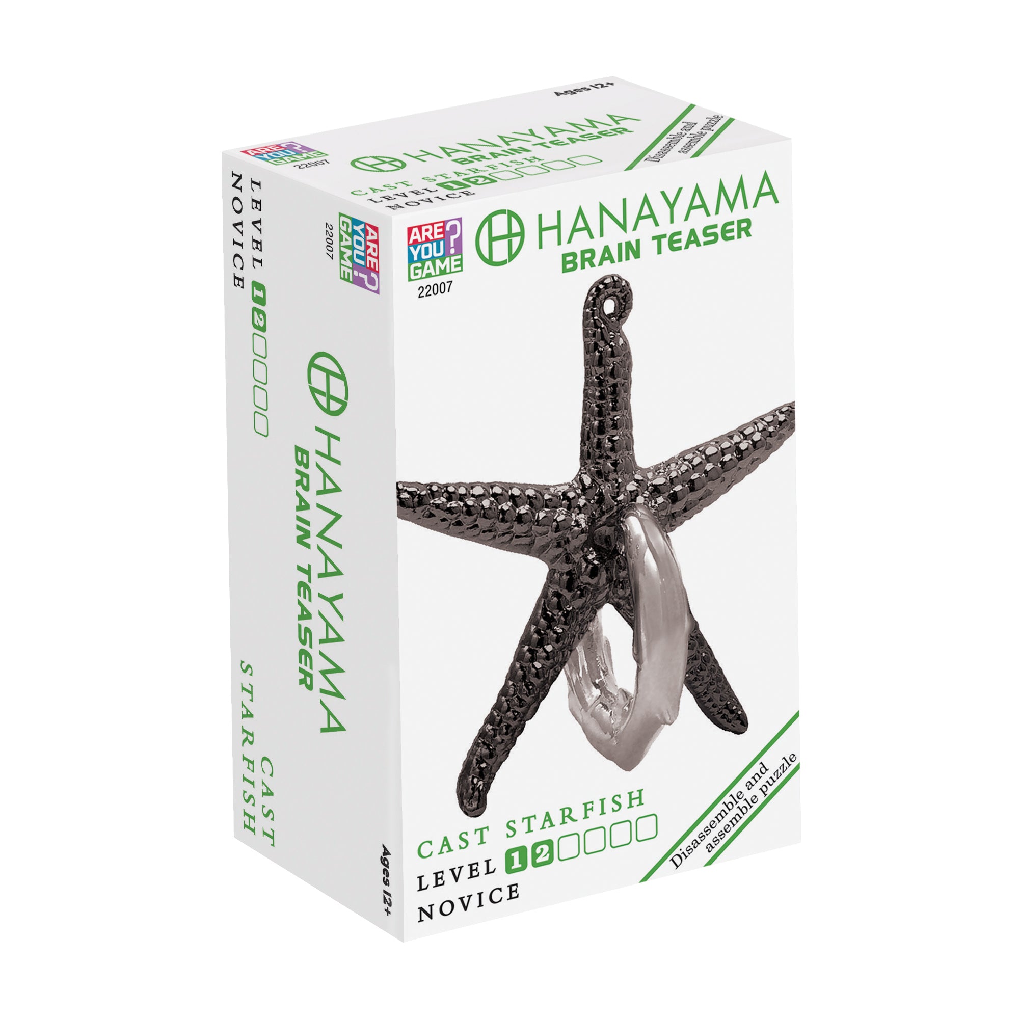 Hanayama Cast Metal Level 2 Puzzle - Starfish Voyage - Image 2