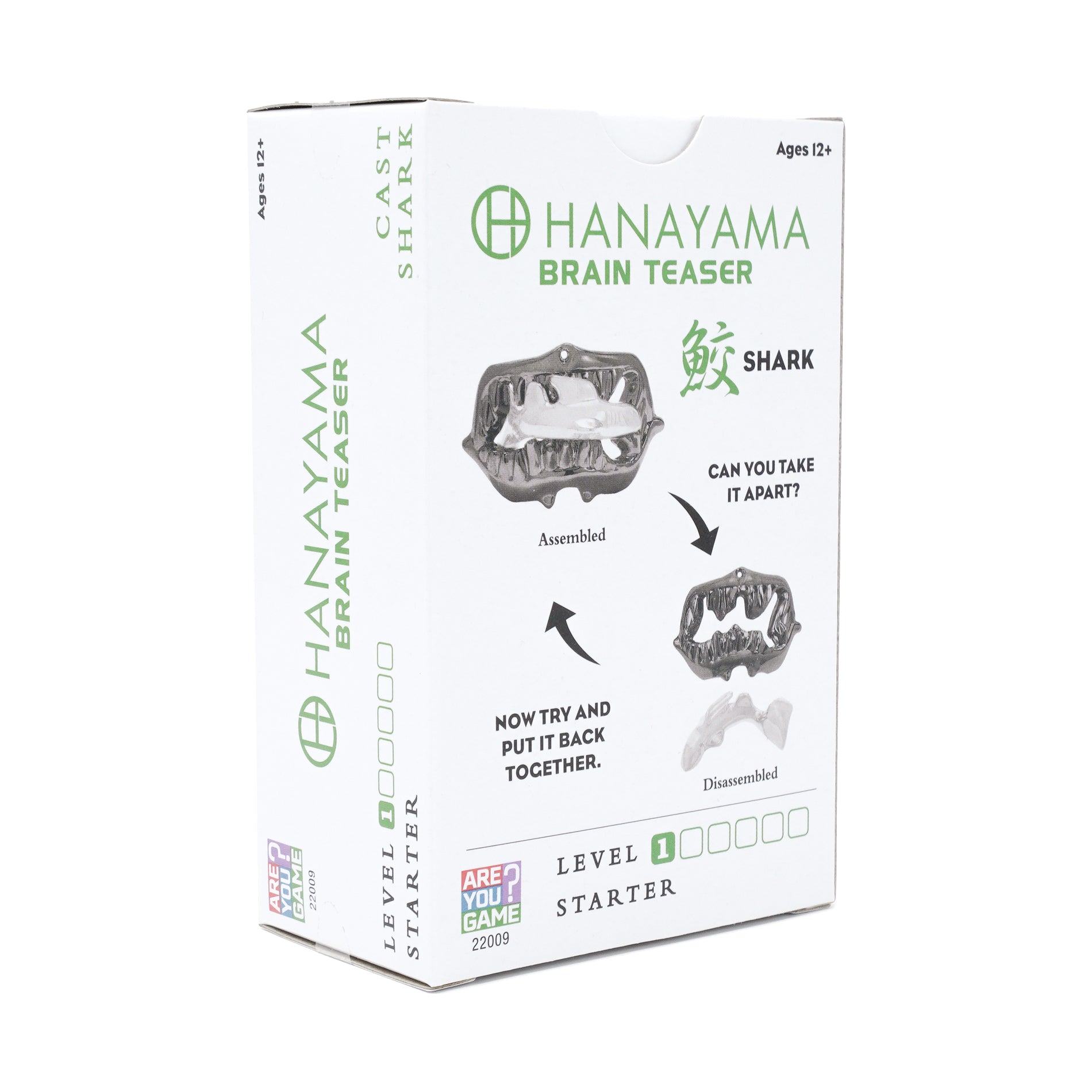 Hanayama Level 1 Cast Metal Shark Puzzle - Brain Teaser - Image 4