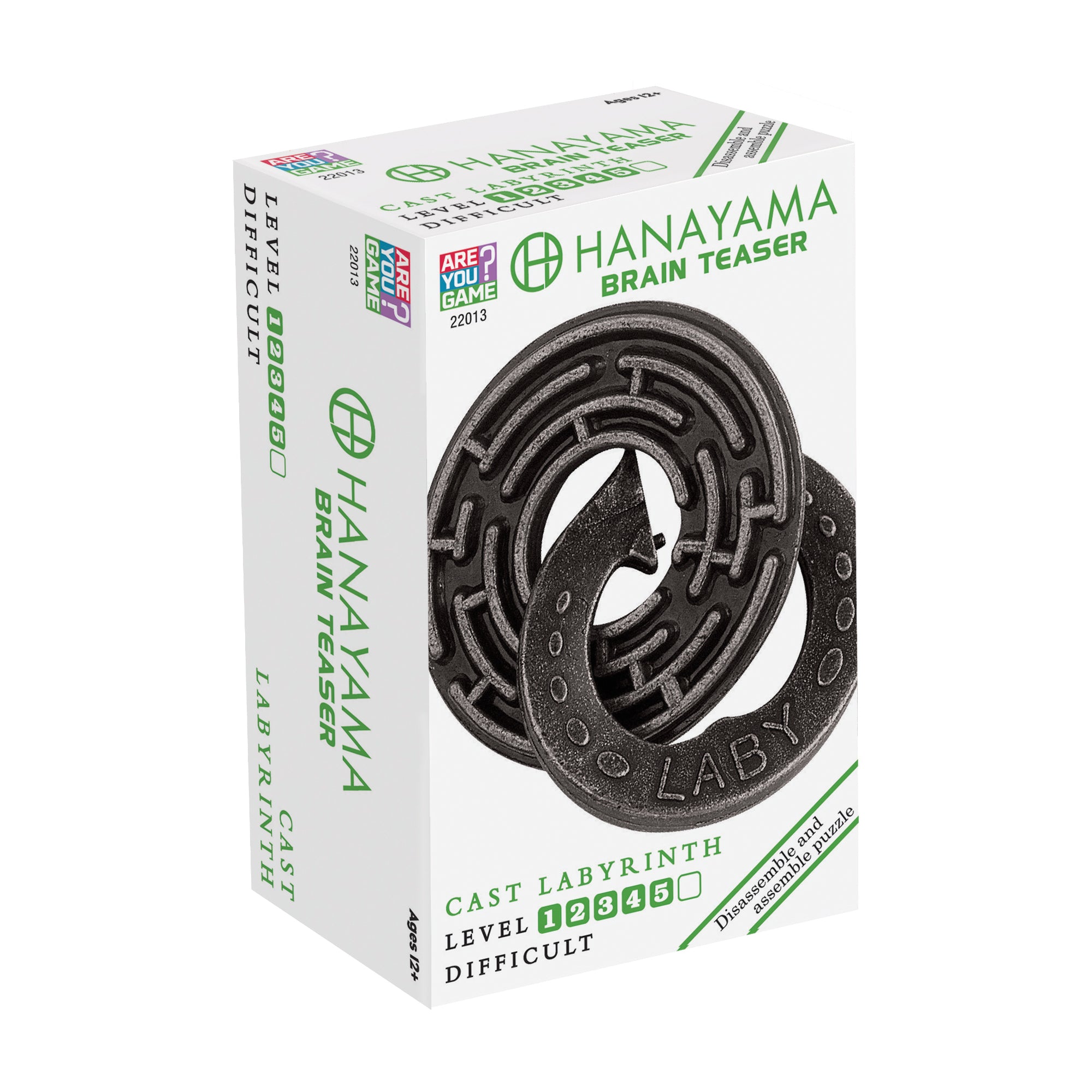 Alternative view of Hanayama Level 5 Cast Puzzle - Labyrinth