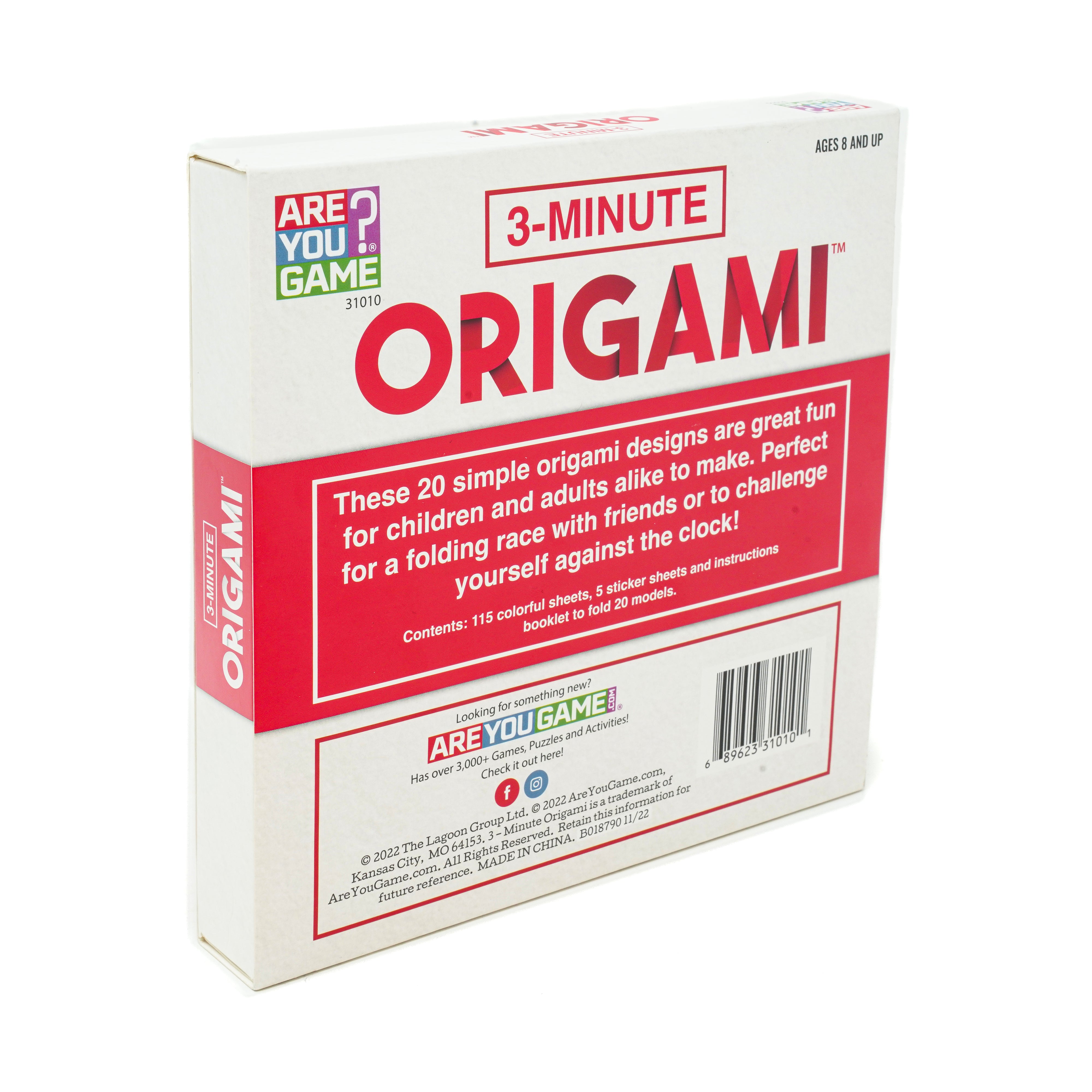 Alternative view of 3-Minute Origami: Quick-Fold Paper Magic Kit