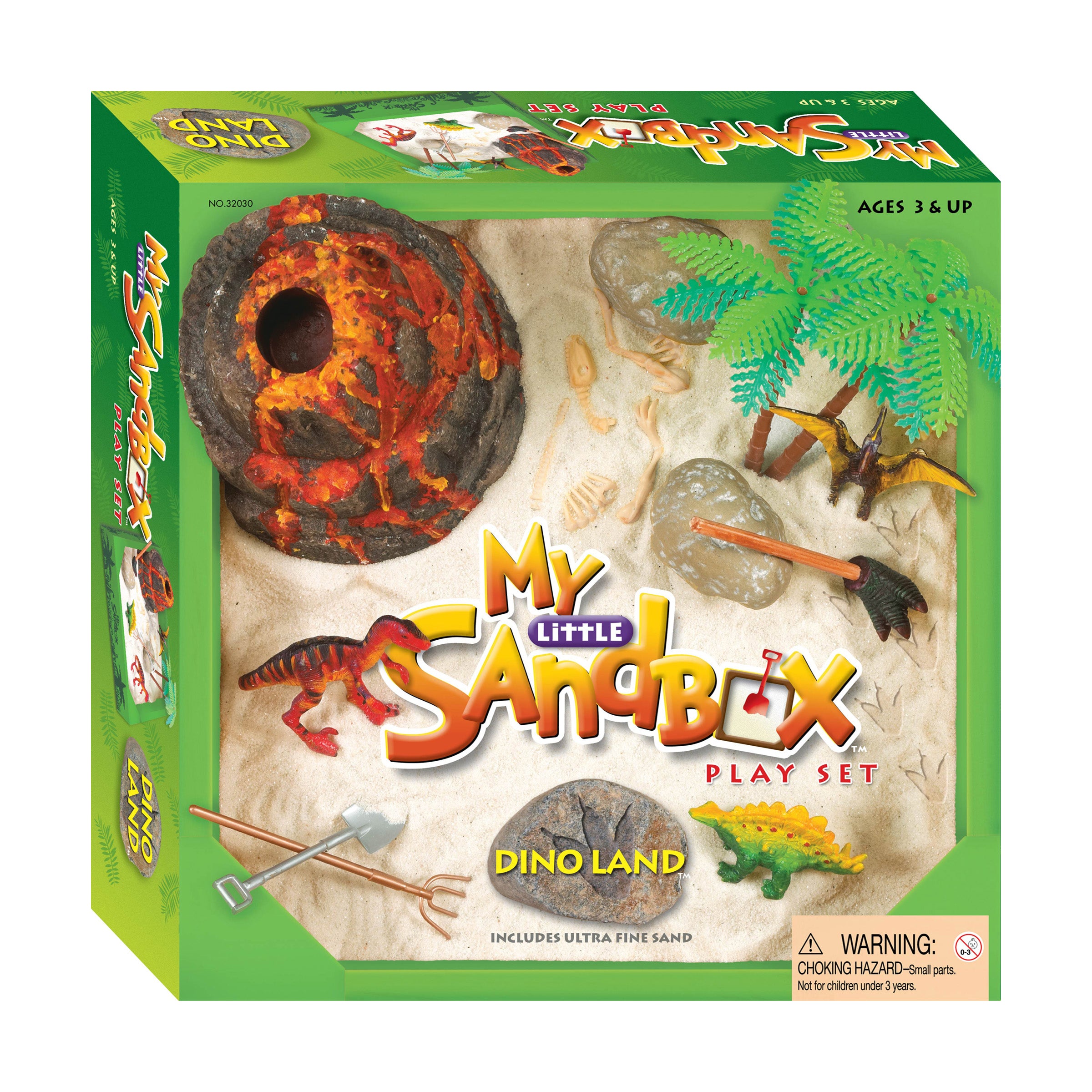 Dino Land - My Little Sandbox - Deluxe Tabletop Play Set