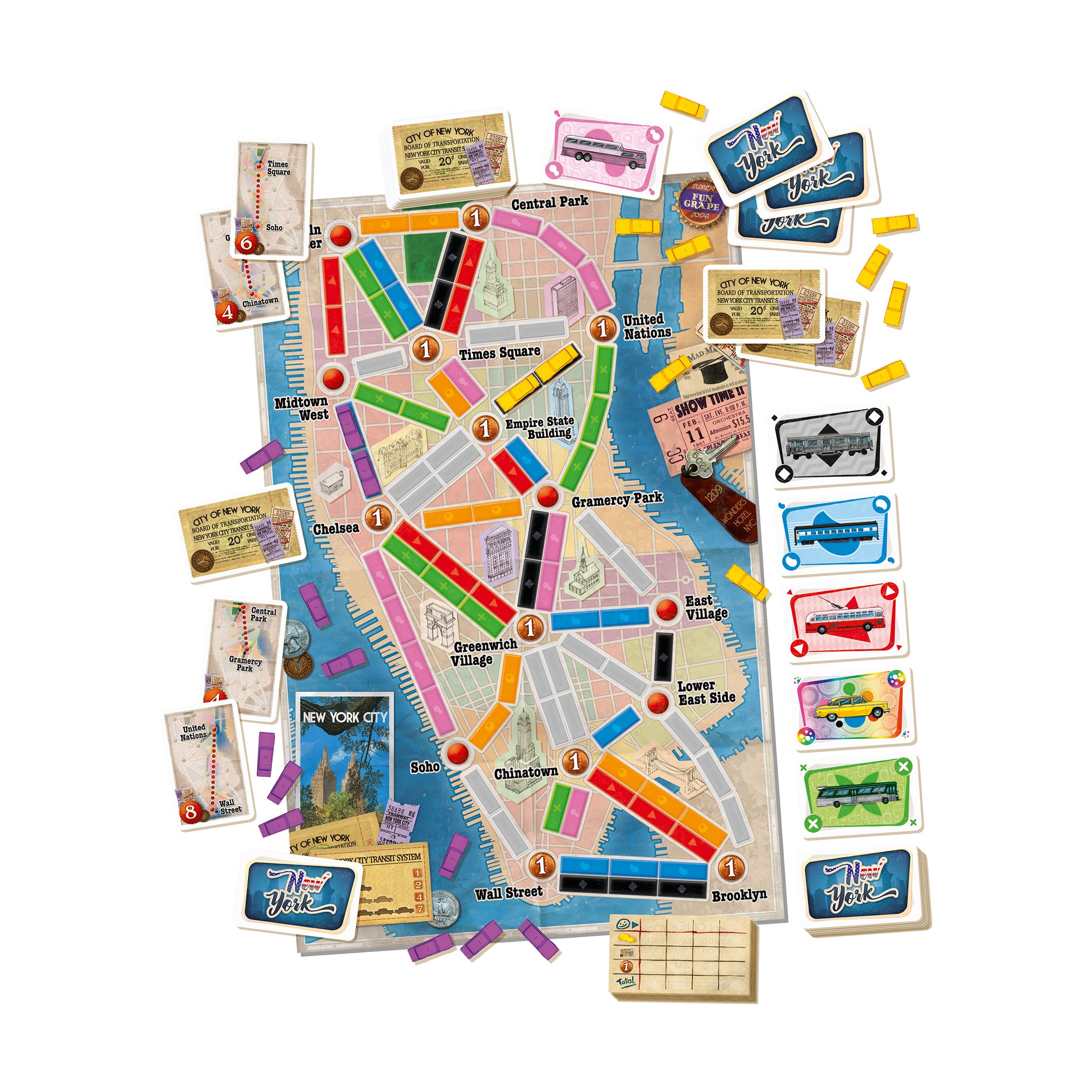 Ticket to Ride: New York - Fast-Paced Taxi Cab Strategy Game - Image 2