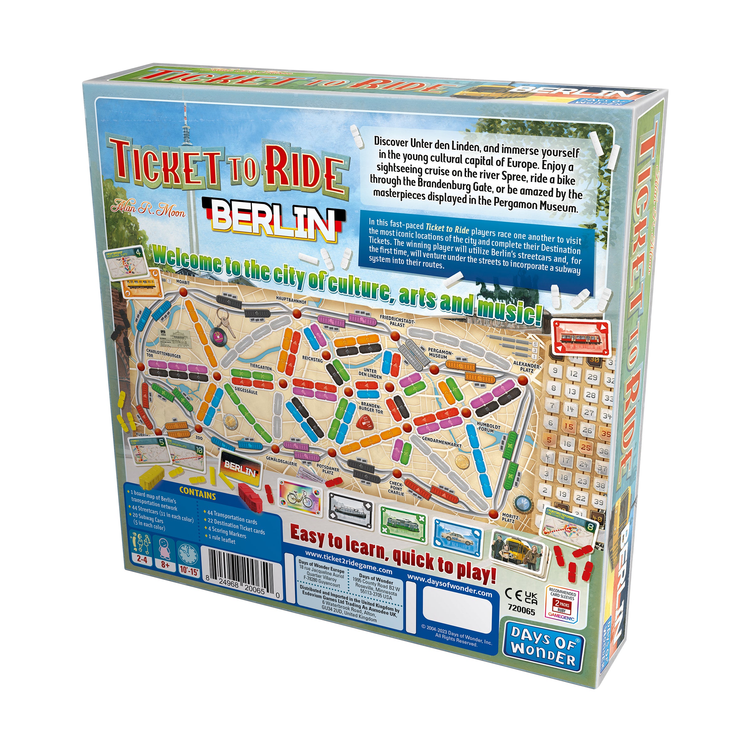 Alternative view of Ticket to Ride: Berlin - Family Board Game Adventure