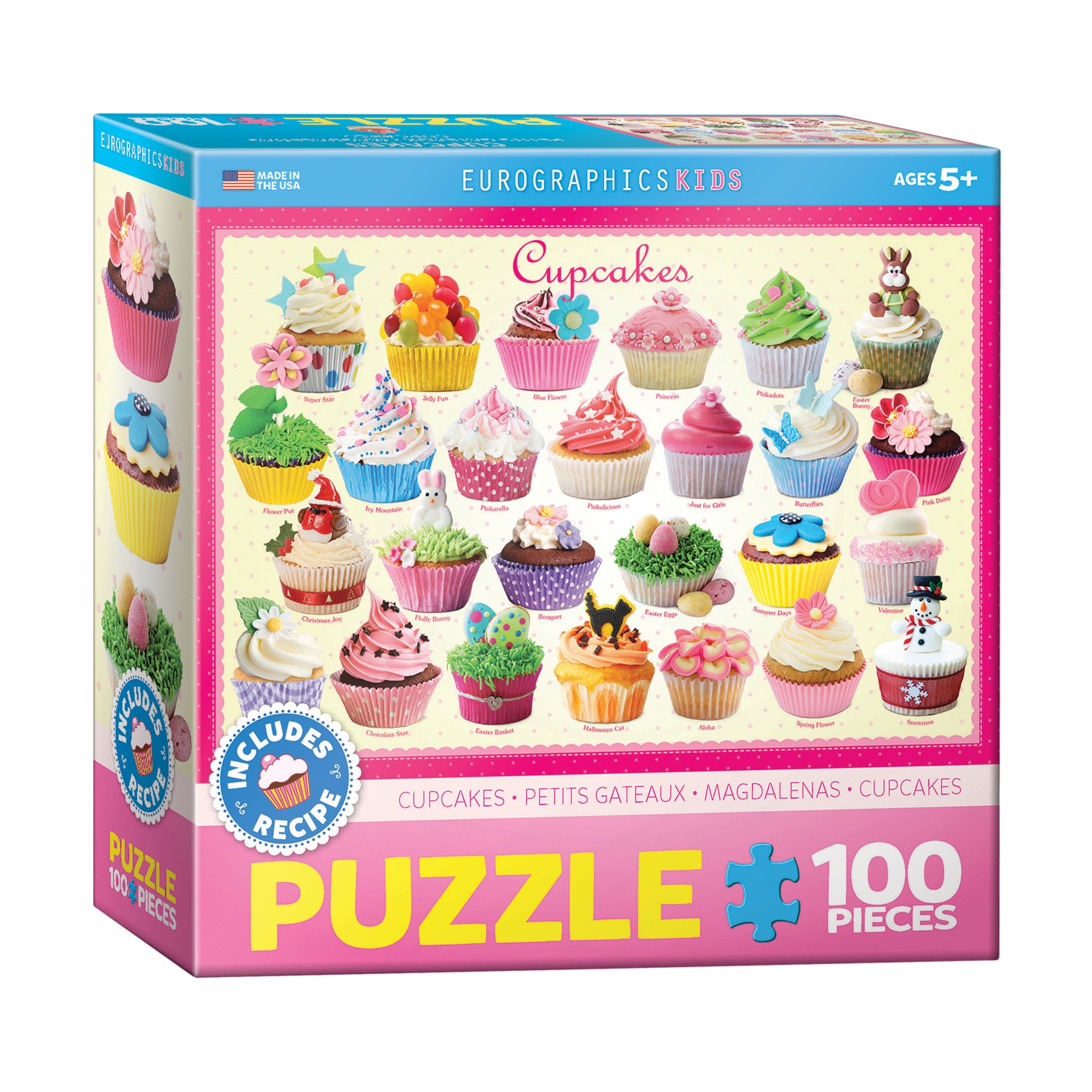 Alternative view of Sweet Delight Cupcakes Puzzle Playset - 100 Pieces