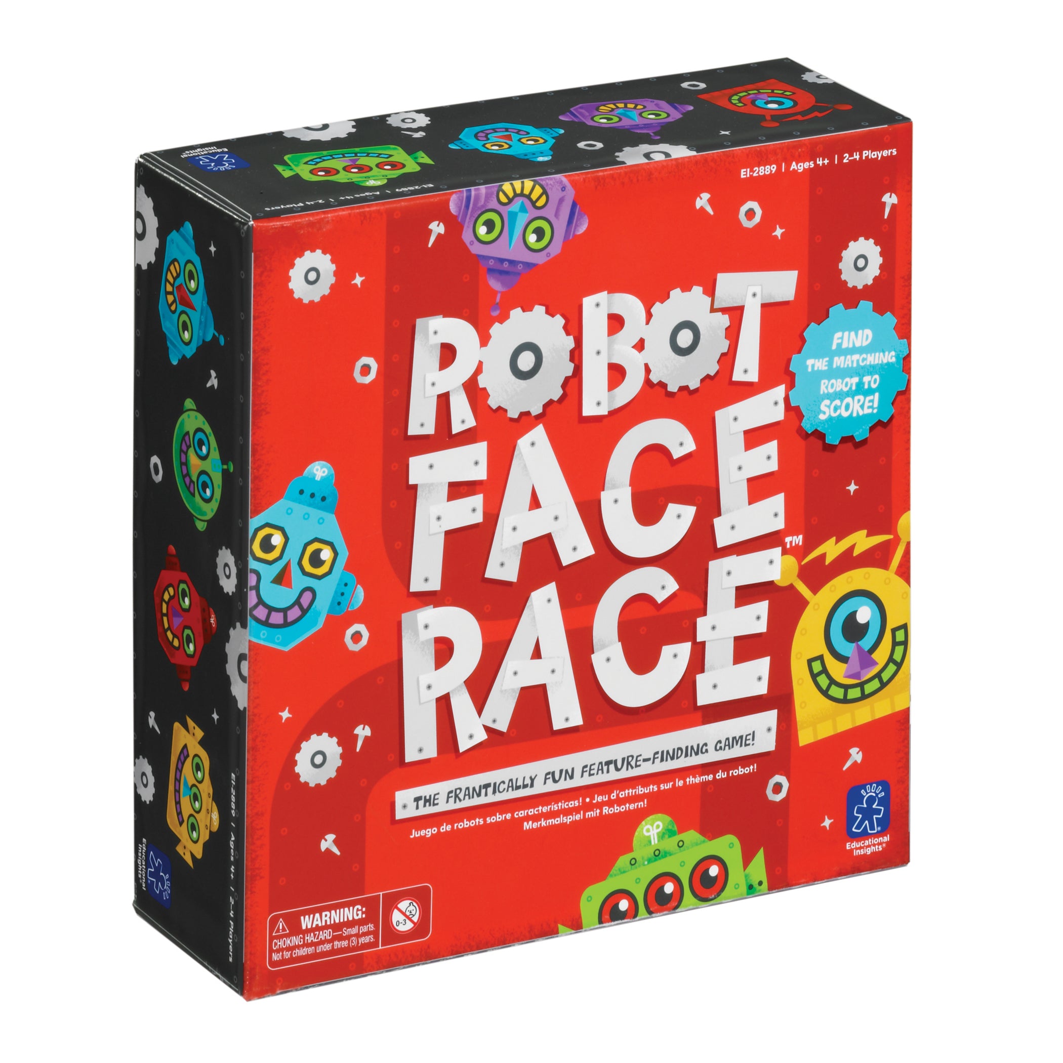 Robot Face Race Game: Color Matching Family Board Game - Image 2