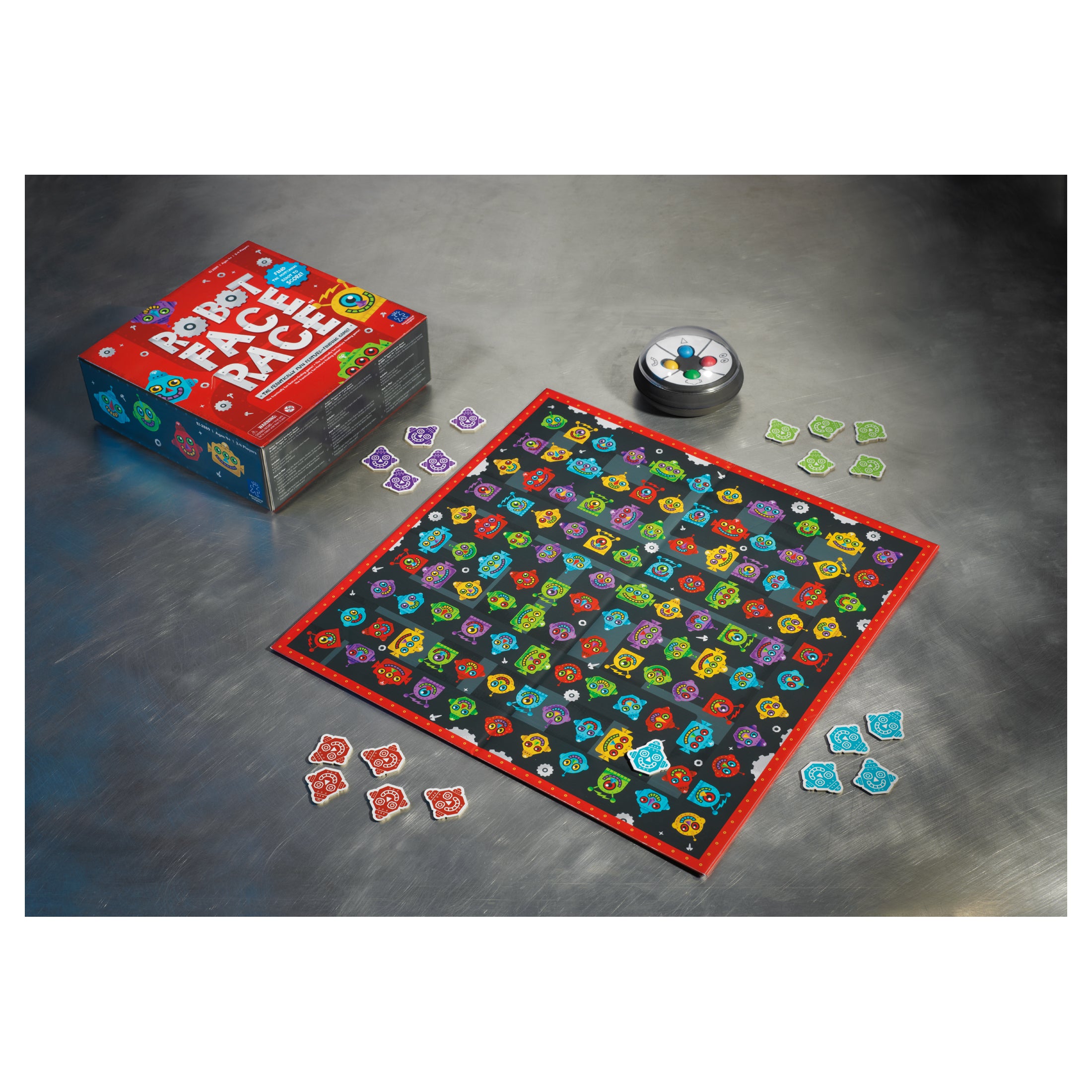Robot Face Race Game: Color Matching Family Board Game - Image 5