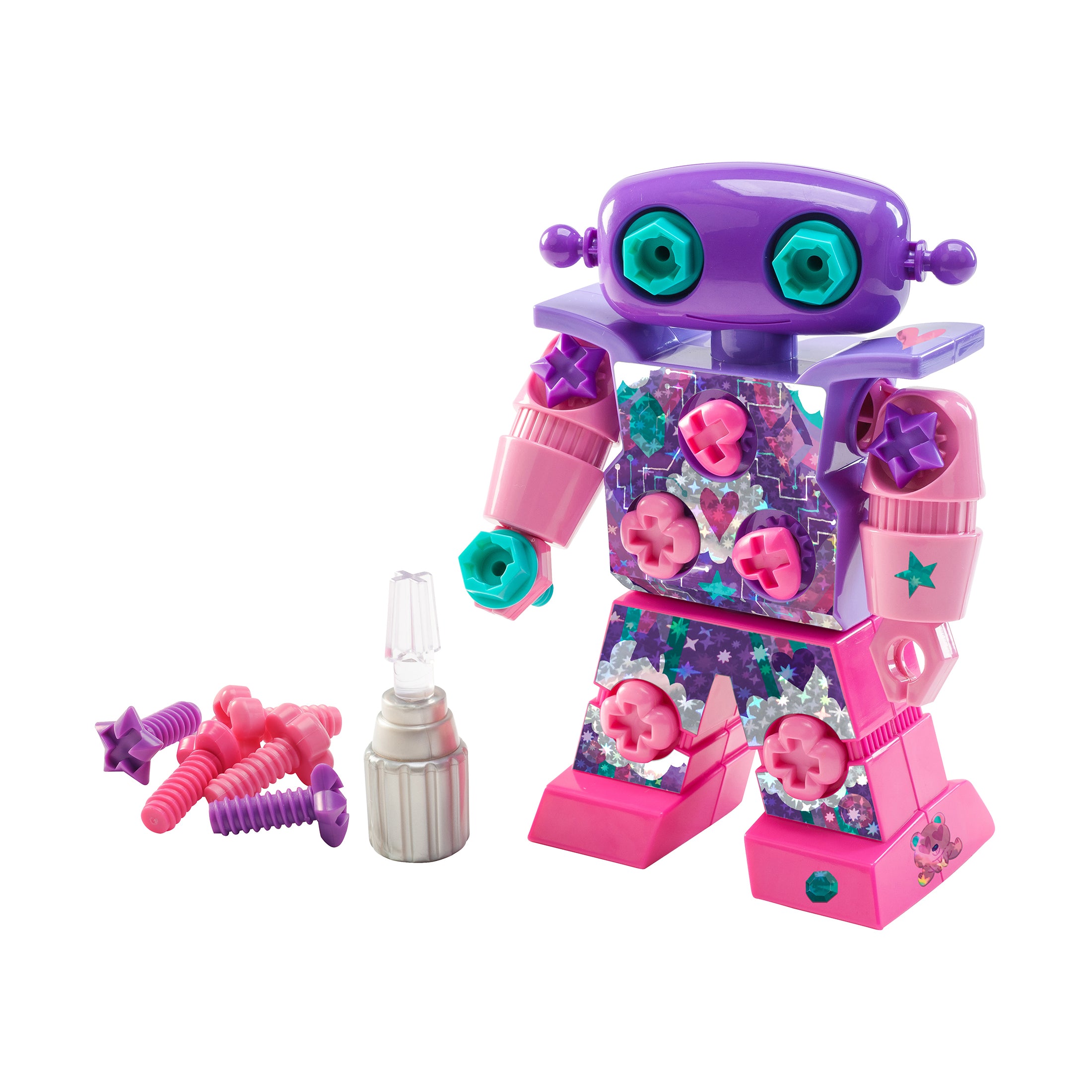 Alternative view of Design & Drill SparkleBot - Creative Robot Construction Kit