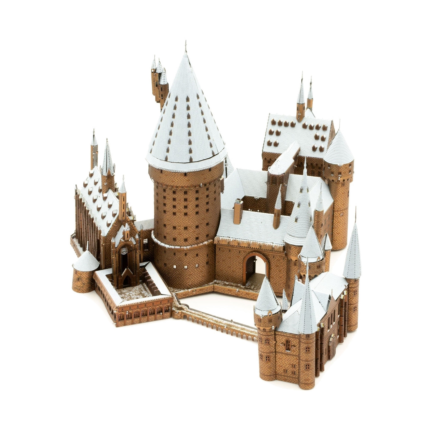 Alternative view of Metal Earth ICONX Harry Potter Hogwarts in Snow 3D Metal Model Kit