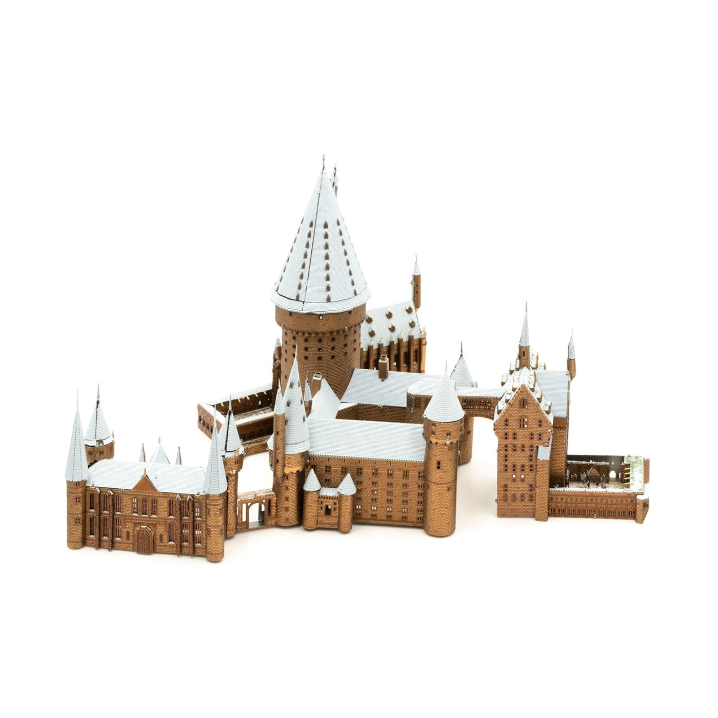 Metal Earth ICONX Harry Potter Hogwarts in Snow 3D Metal Model Kit - Image 3