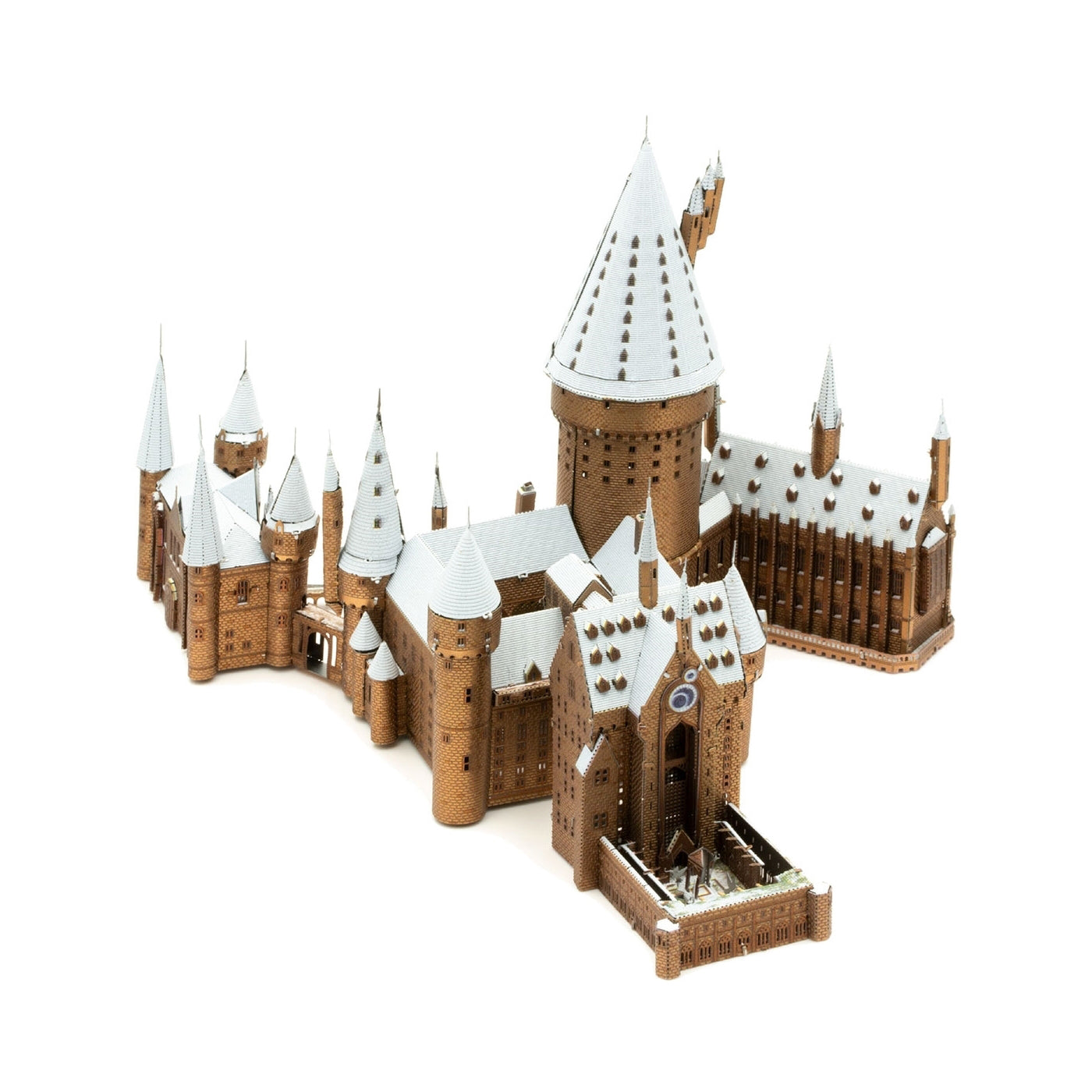 Metal Earth ICONX Harry Potter Hogwarts in Snow 3D Metal Model Kit - Image 4