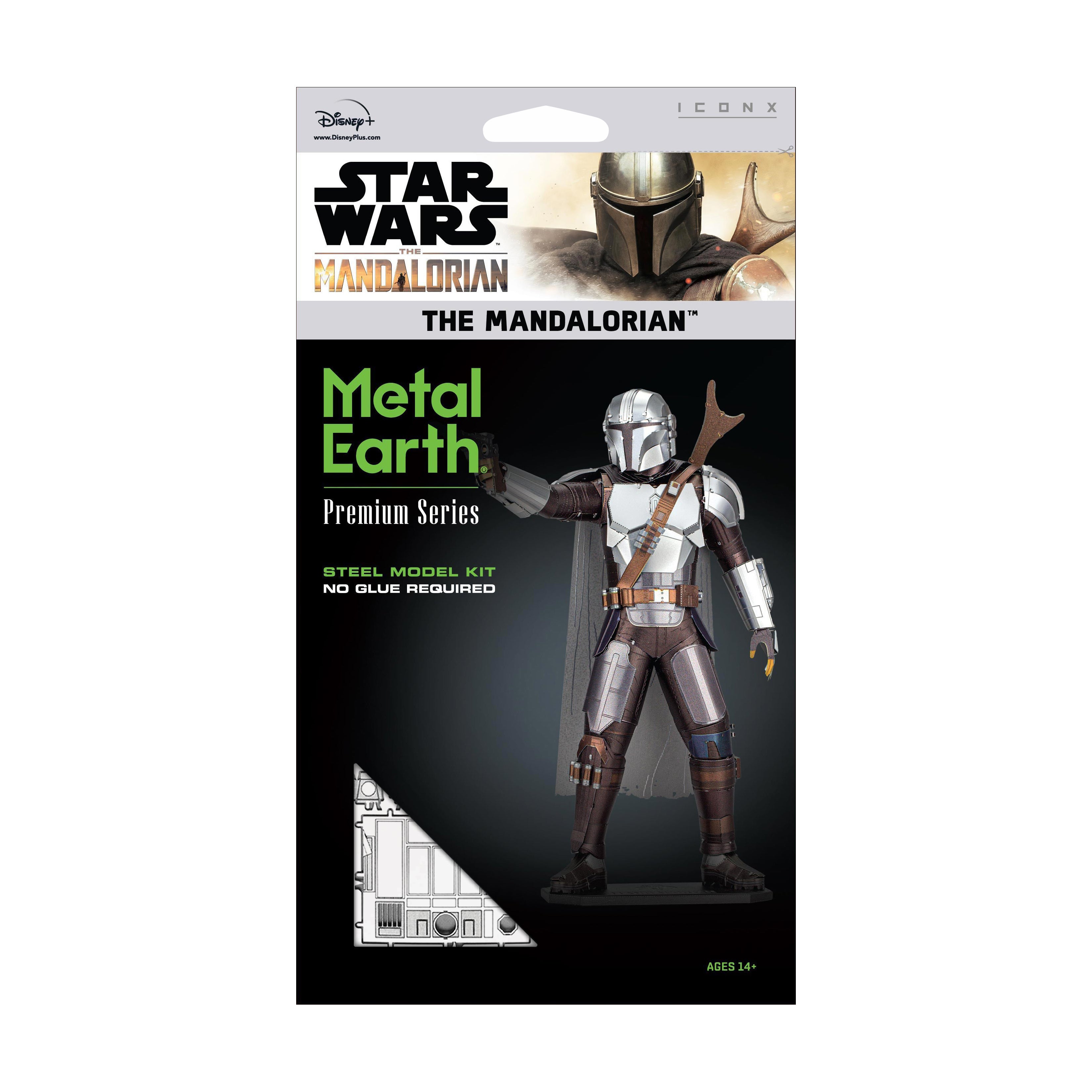 Alternative view of Metal Earth ICONX Premium 3D Model Kit - Star Wars The Mandalorian 7.4 inch