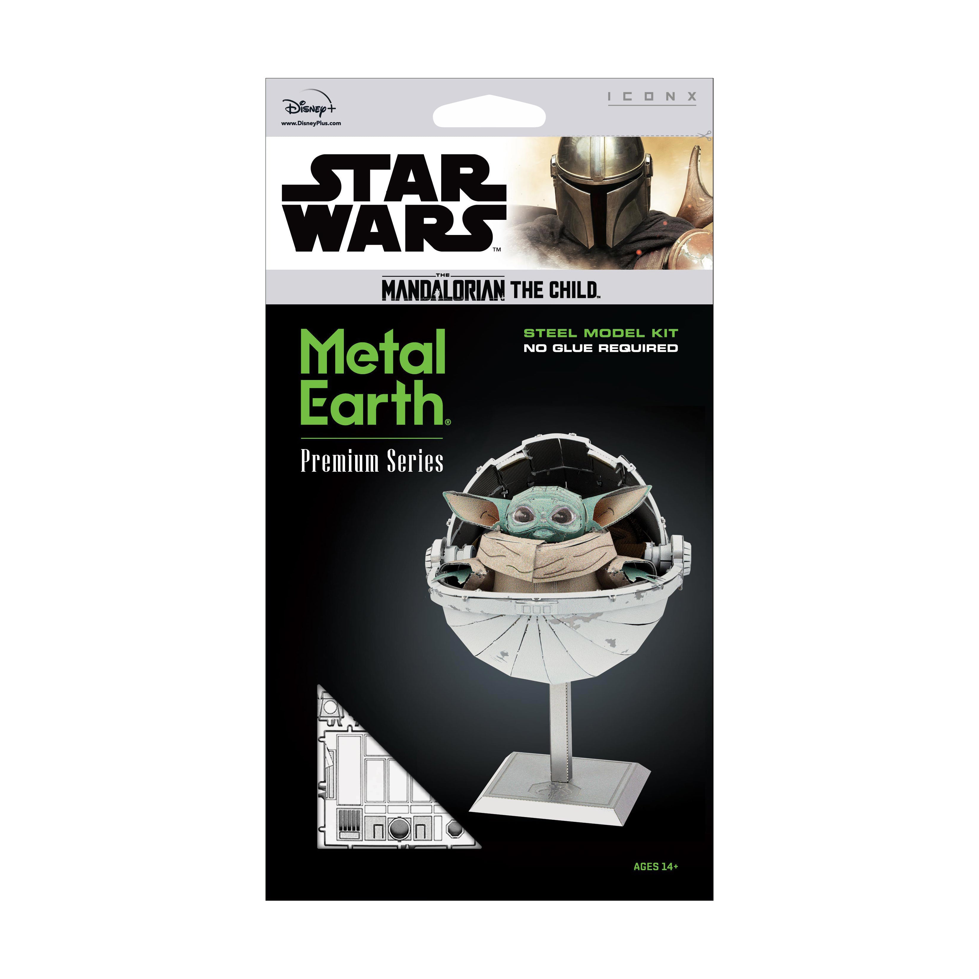 Alternative view of Metal Earth ICONX Star Wars 3D Model Kit - The Mandalorian The Child