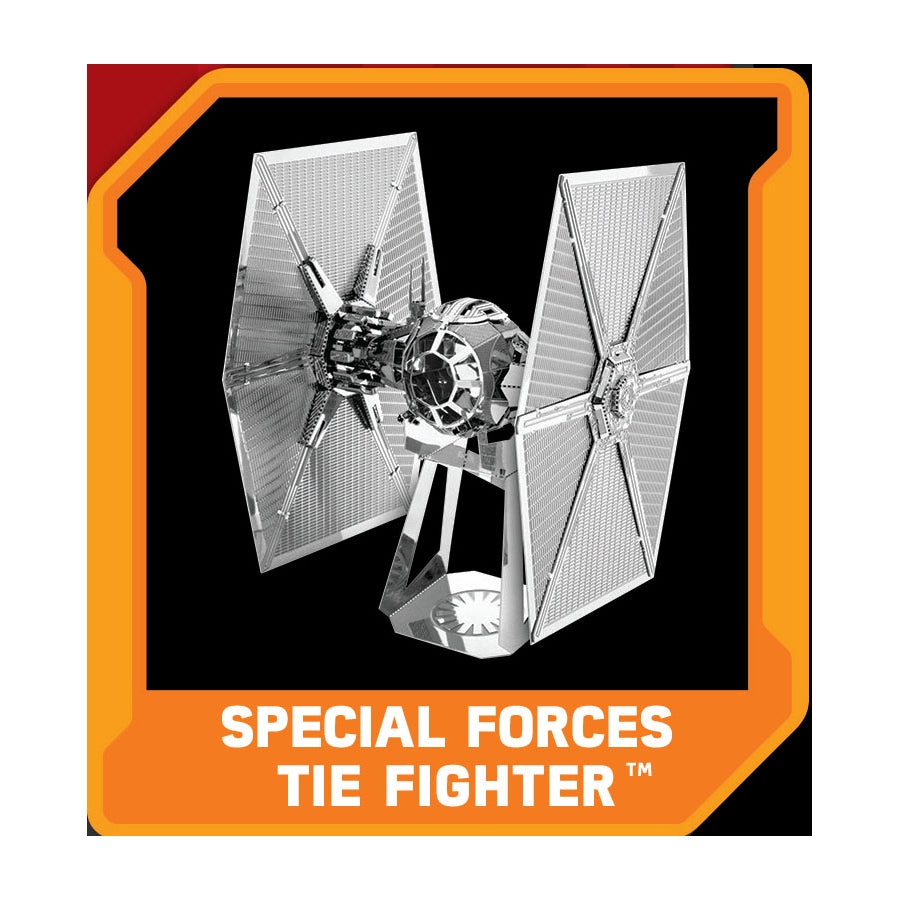 Alternative view of Star Wars Special Forces TIE Fighter 3D Metal Model Kit