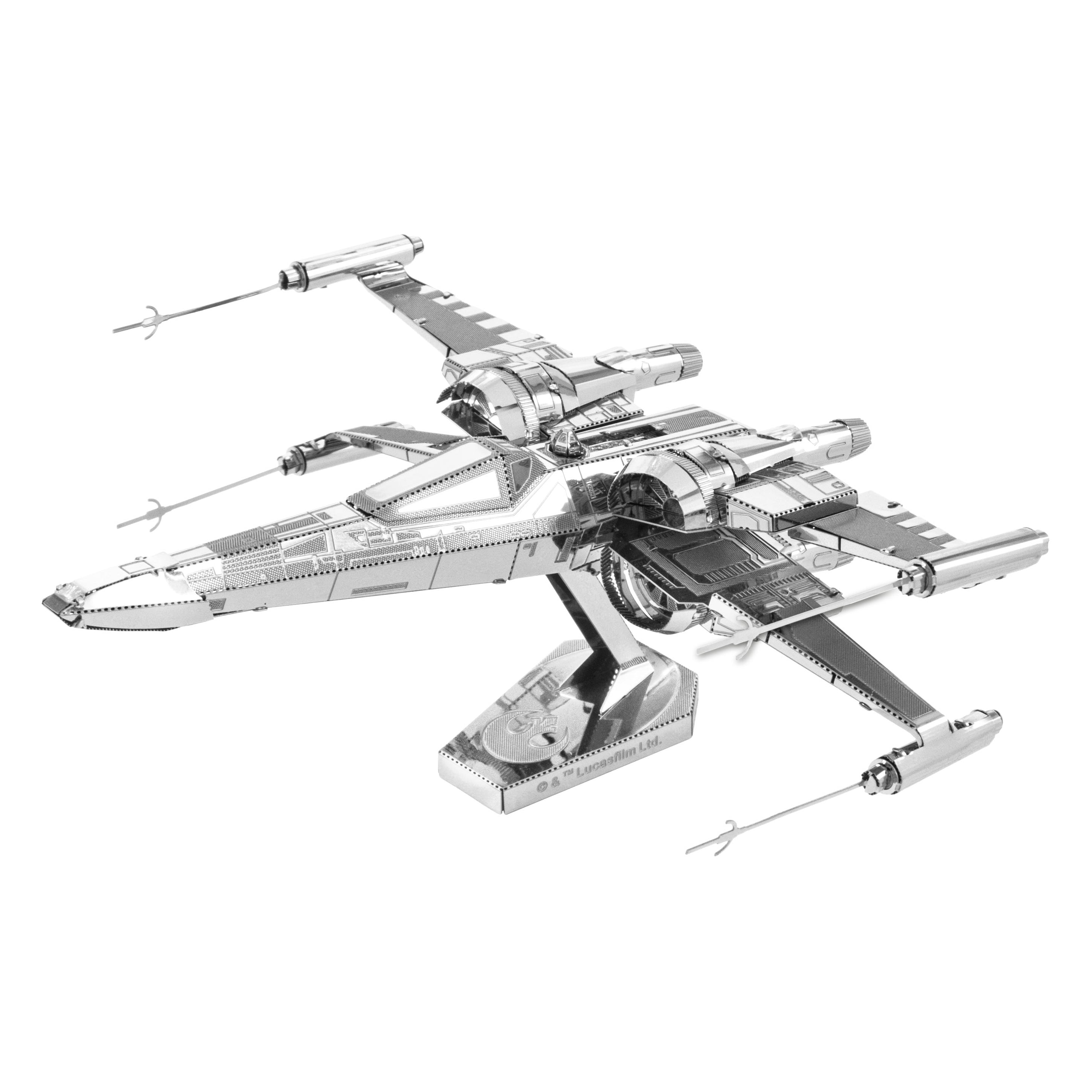 Star Wars Episode 7 Poe Dameron's X-Wing Fighter 3D Metal Model Kit