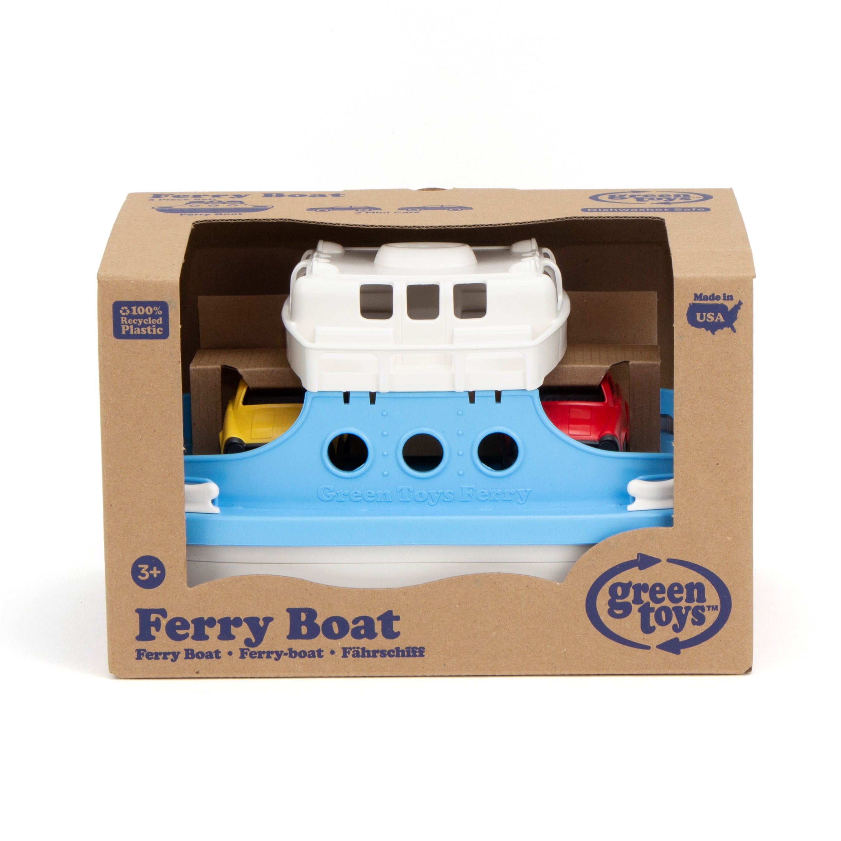 Alternative view of Green Toys Eco-Friendly Ferry Boat with Mini Cars Playset