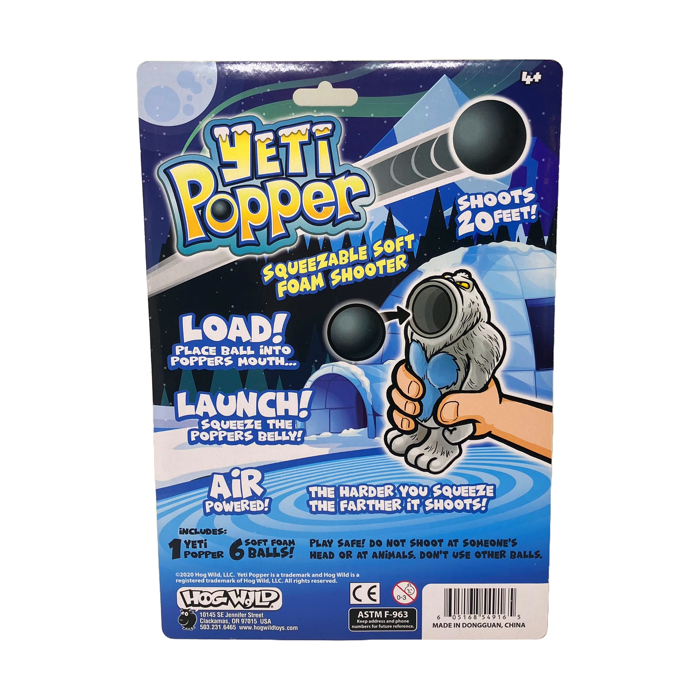 Alternative view of Hog Wild Yeti Popper Foam Ball Launcher