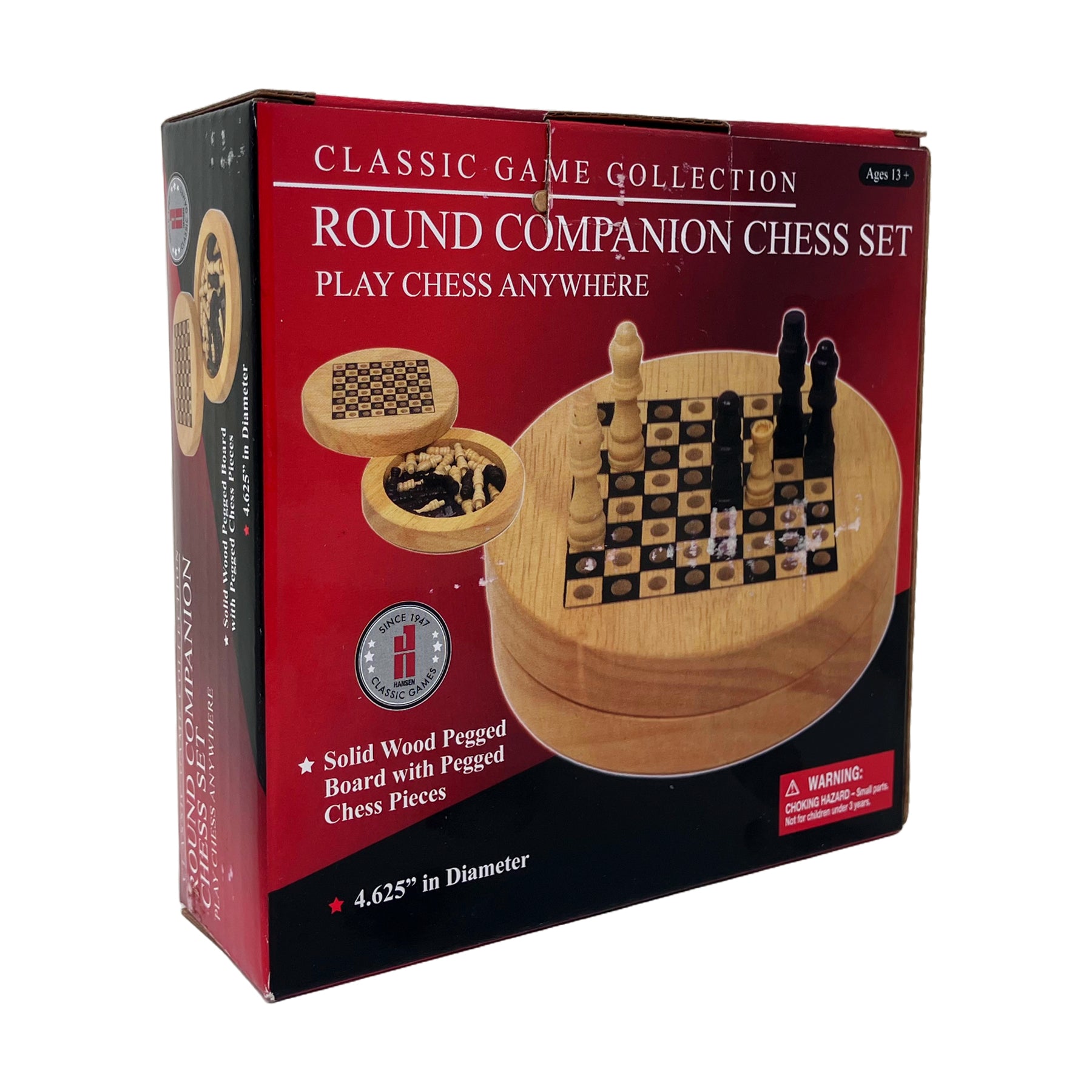 Alternative view of Classic Game Companion Round Chess Set - Portable Travel Edition