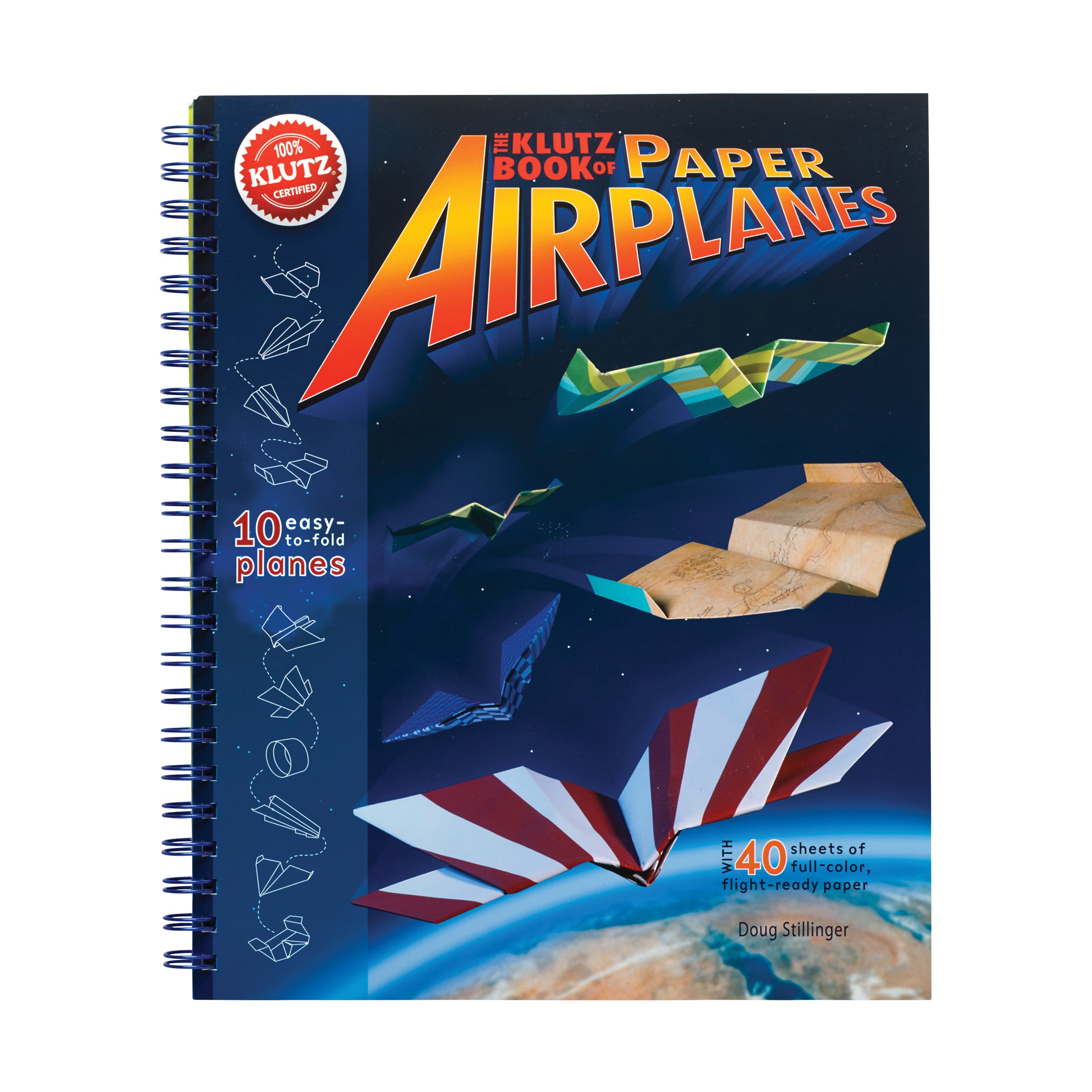 The Klutz Book of High-Performance Paper Airplanes Spiral-bound Craft Kit - Image 3