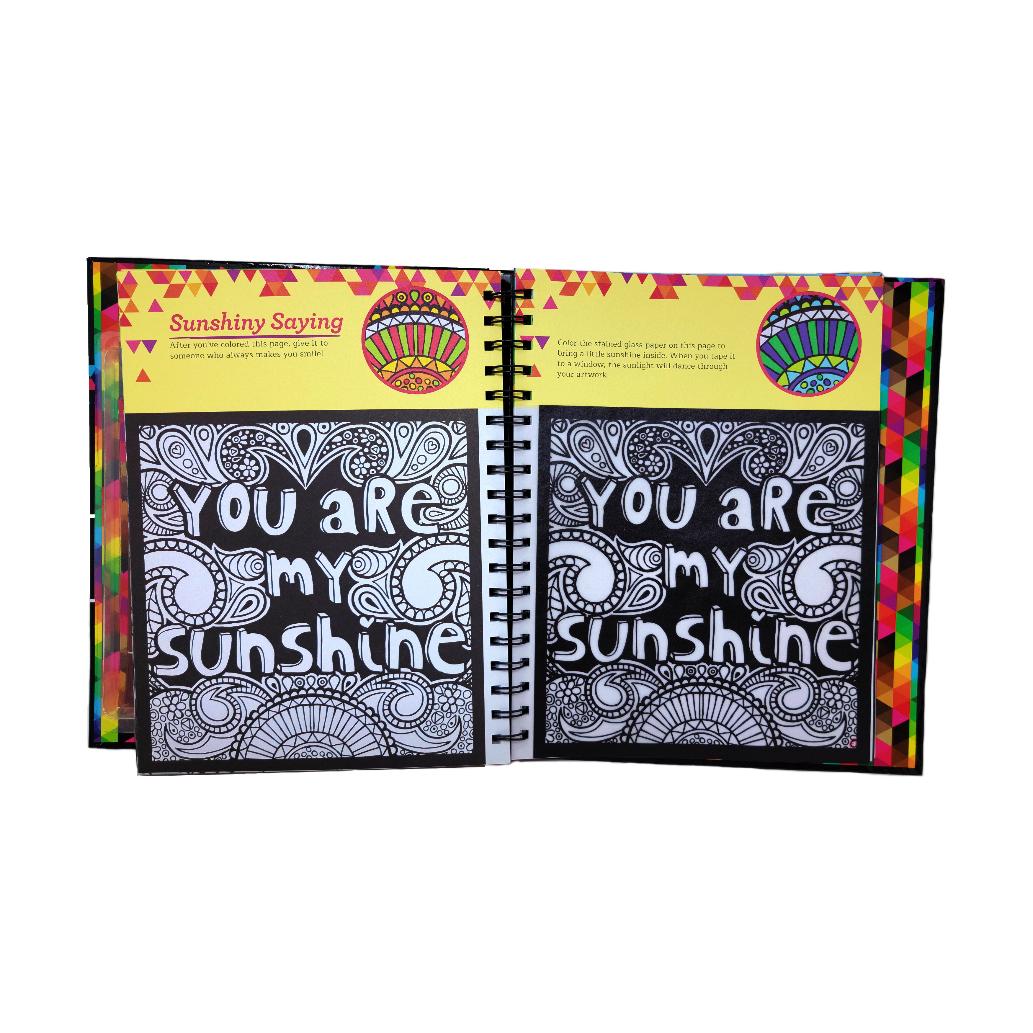 Klutz Stained Glass Art Craft Kit - Dual Design Paper - Image 4