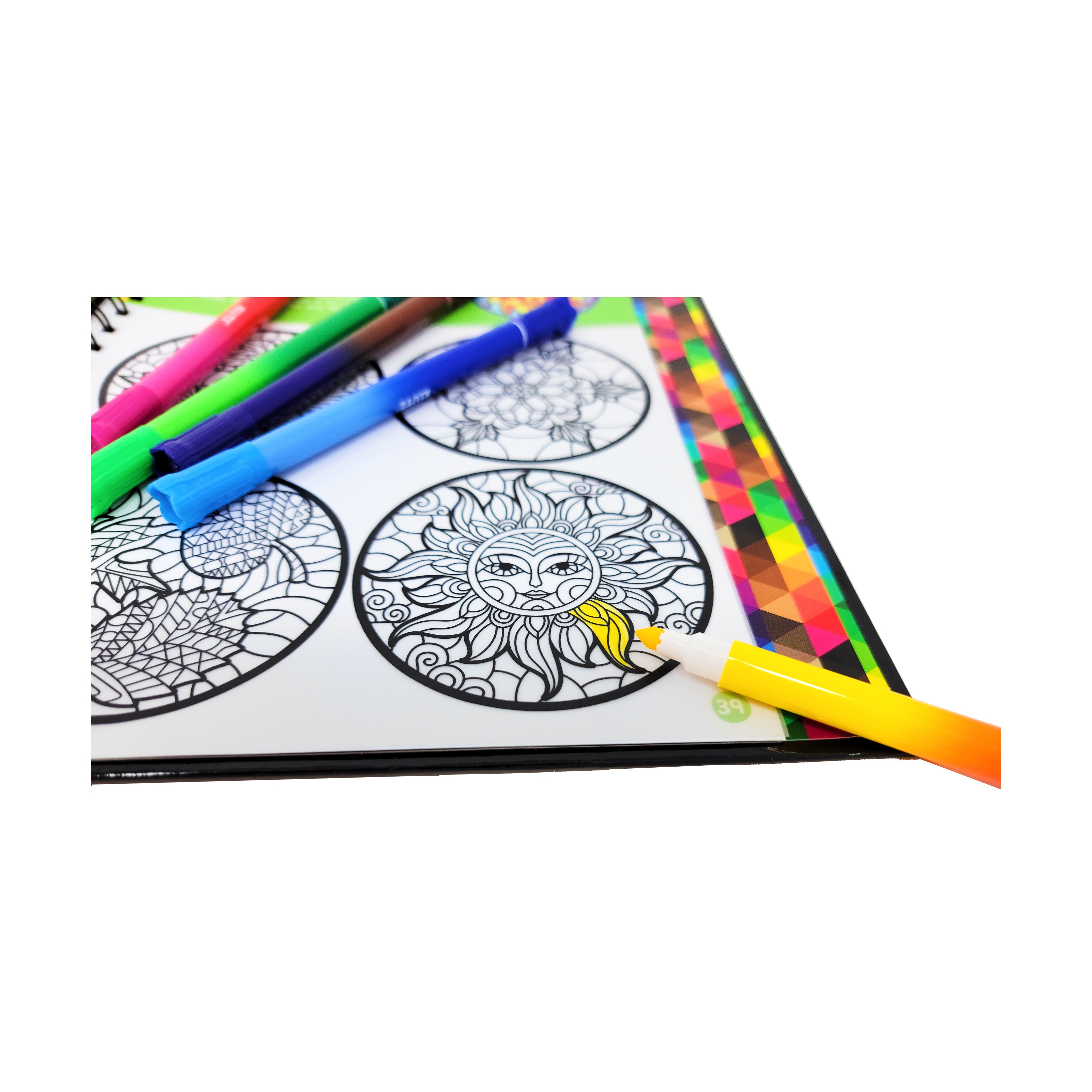 Klutz Stained Glass Art Craft Kit - Dual Design Paper - Image 5