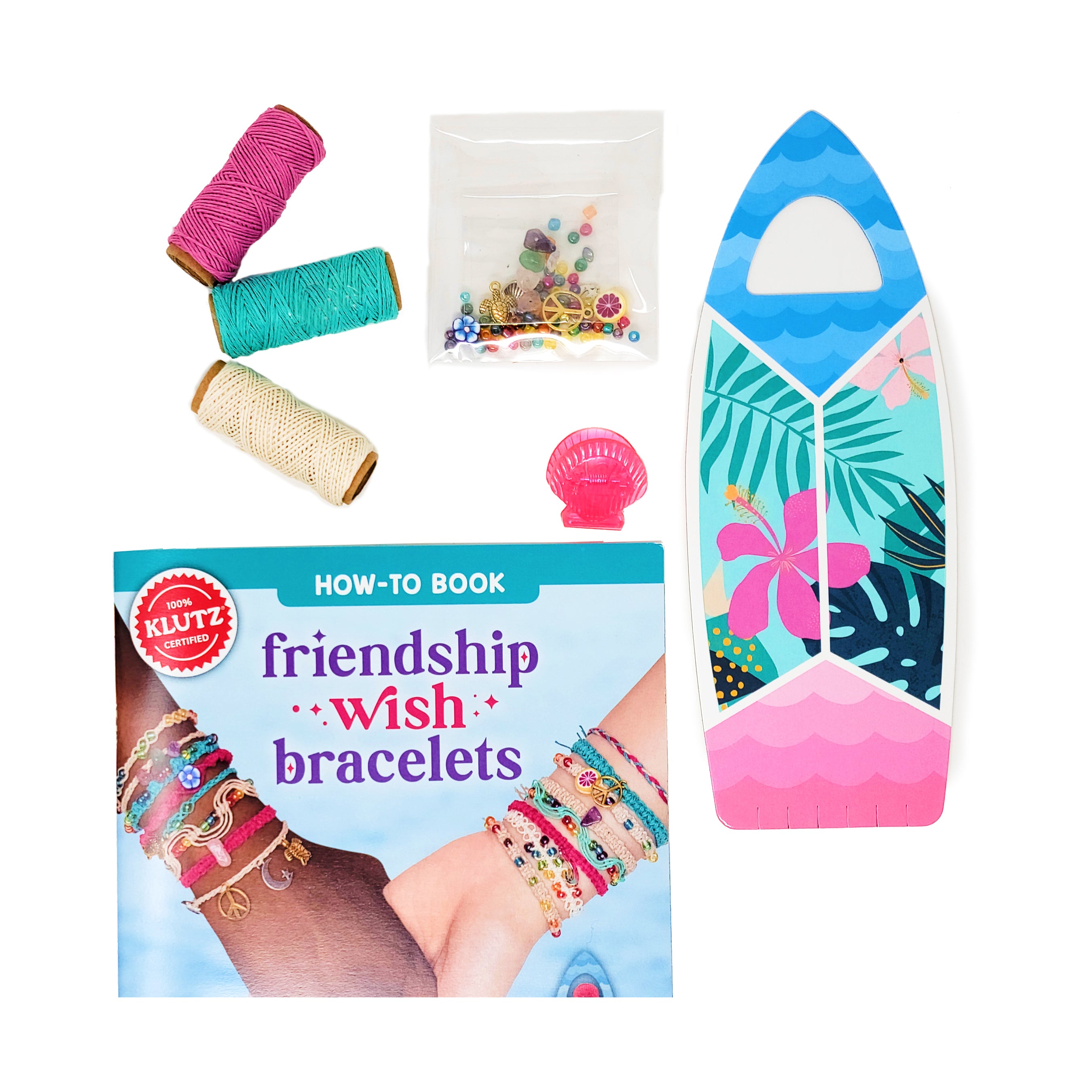 Klutz Beach-Chic Friendship Wish Bracelet Crafting Kit - Image 4