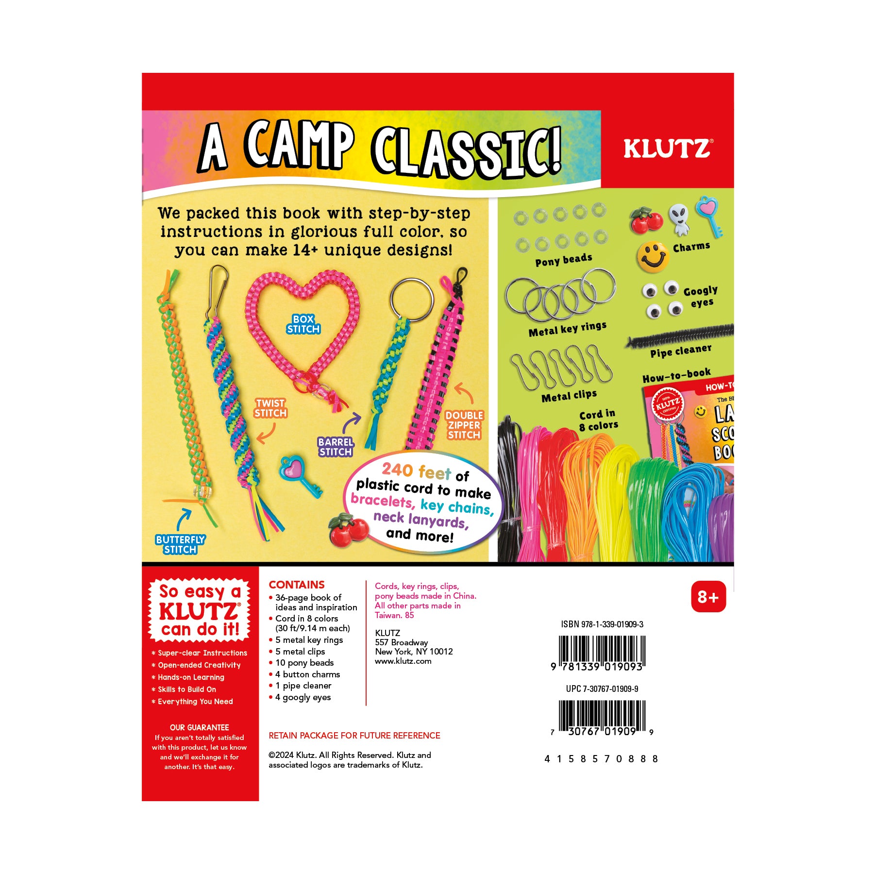 Klutz Best Ever Lanyard, Scoubidou & Boondoggle Craft Book - Image 2