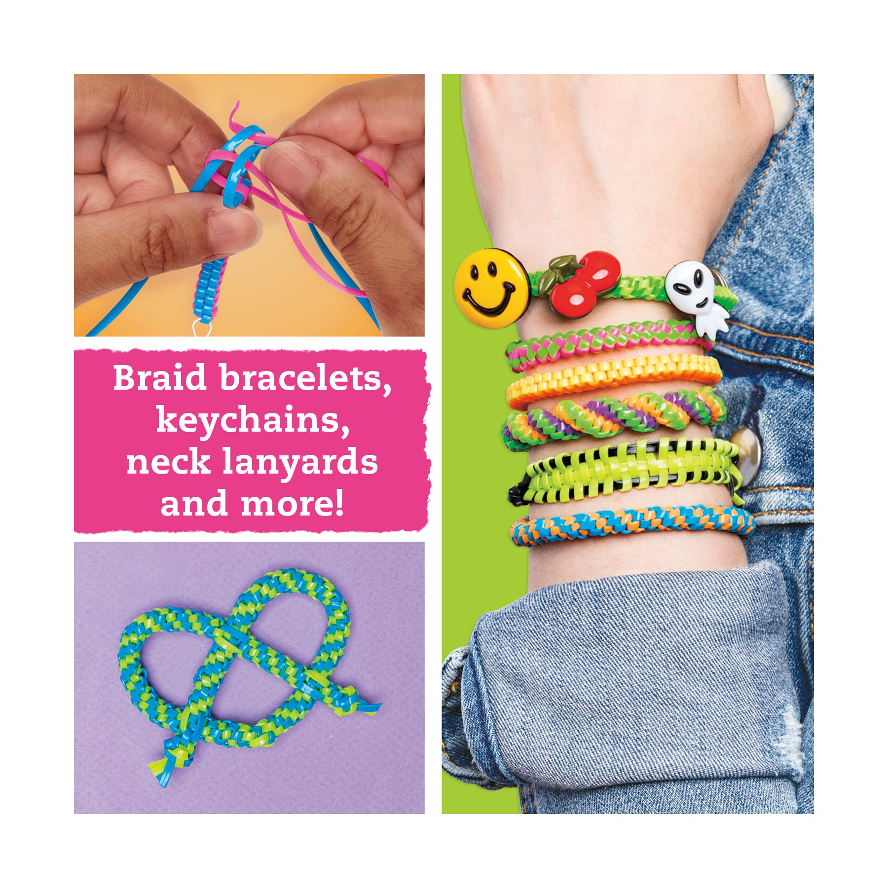 Klutz Best Ever Lanyard, Scoubidou & Boondoggle Craft Book - Image 5