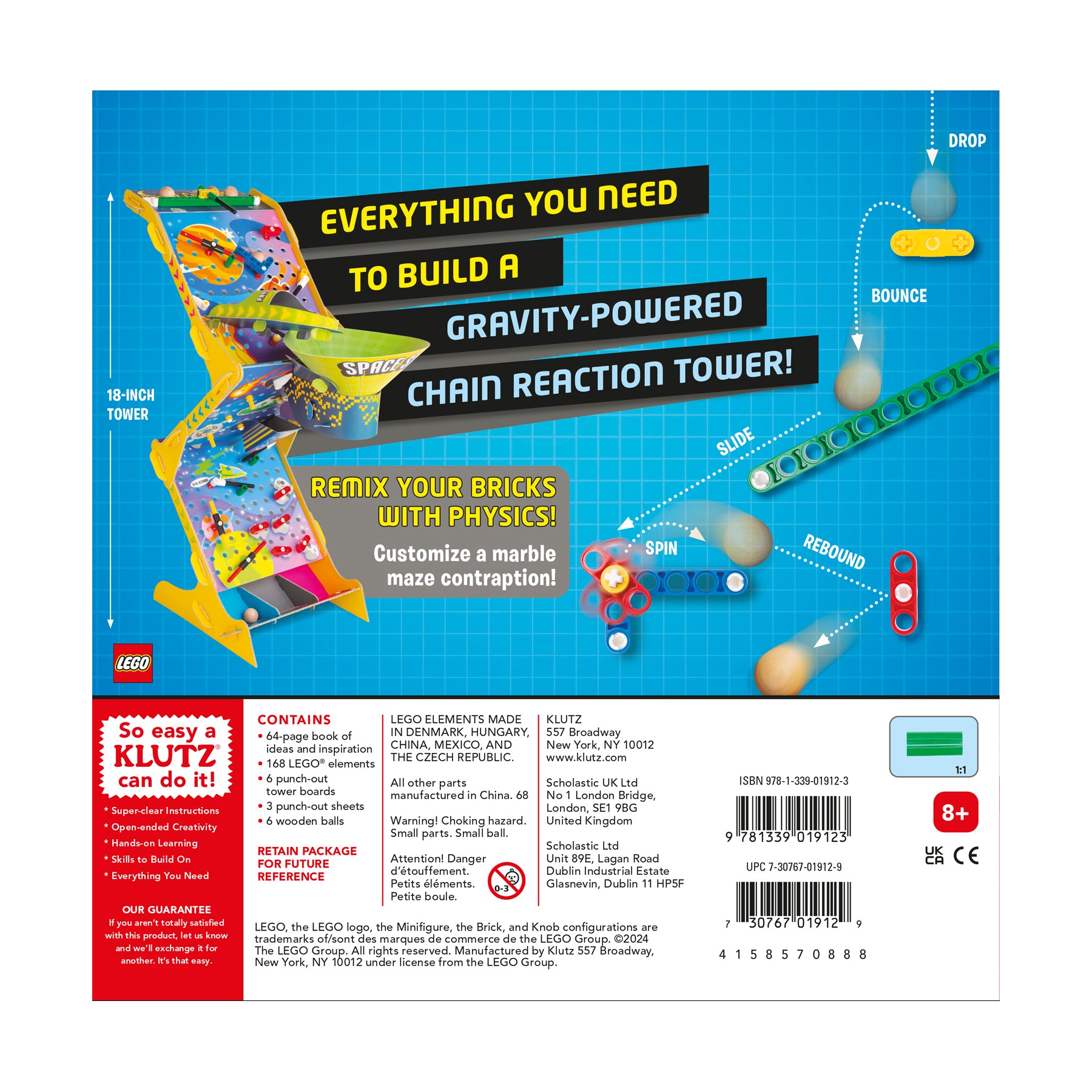 Alternative view of LEGO Gravity Drop 168-Piece Engineering Marvel Playset