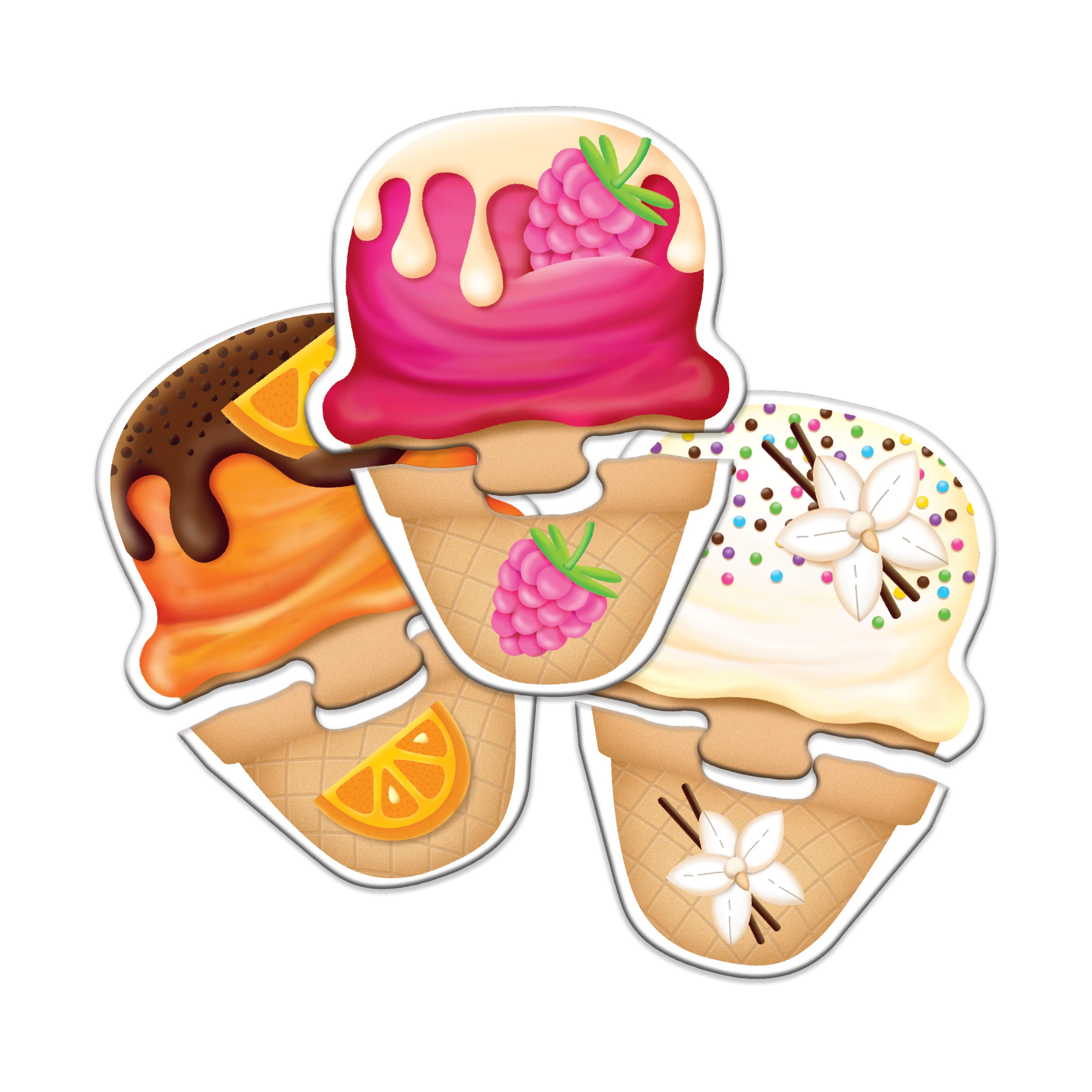 Alternative view of My First Match It! Ice Cream Colors - Learning Puzzle Game