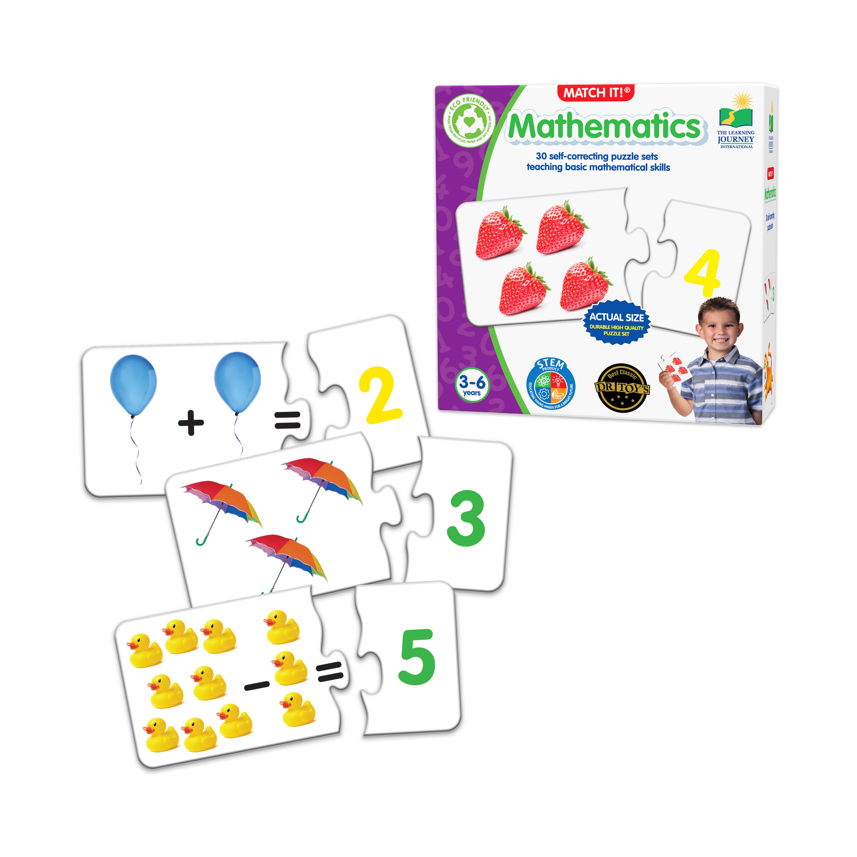 The Learning Journey: Match It! Mathematics - STEM Addition and Subtraction Game - Image 3