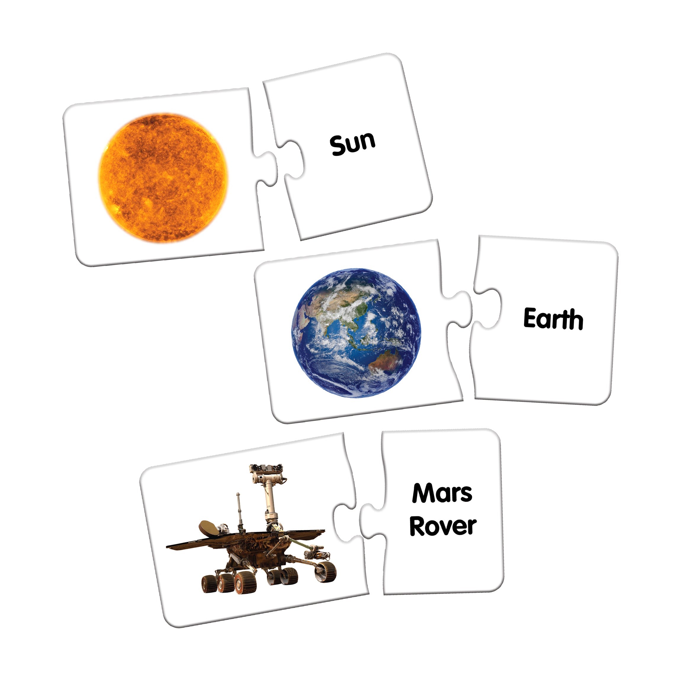 Alternative view of The Learning Journey Match It! - Out in Space - Educational Puzzle Game