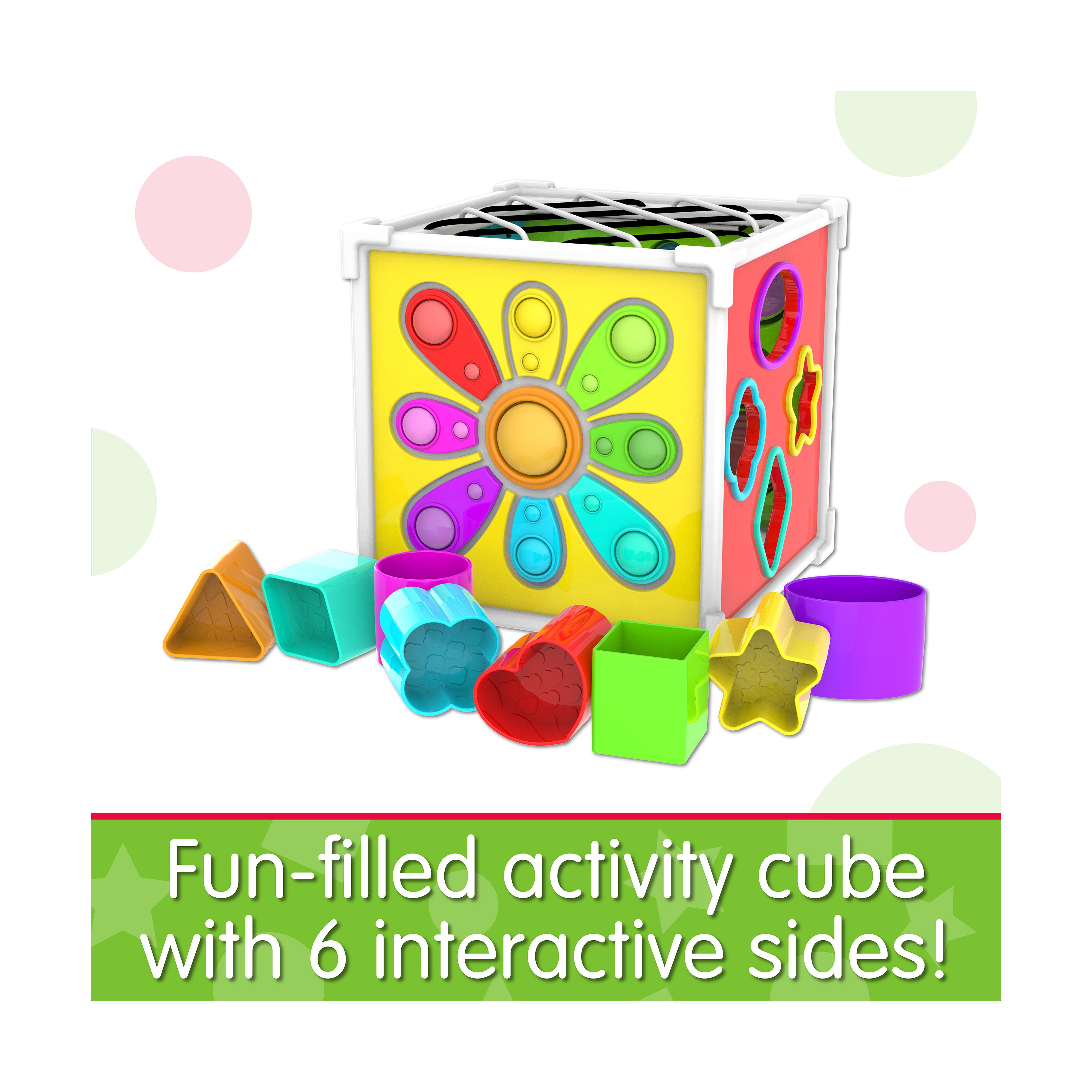 Early Learning Pop & Discover Activity Cube - Multisensory Exploration Toy - Image 4
