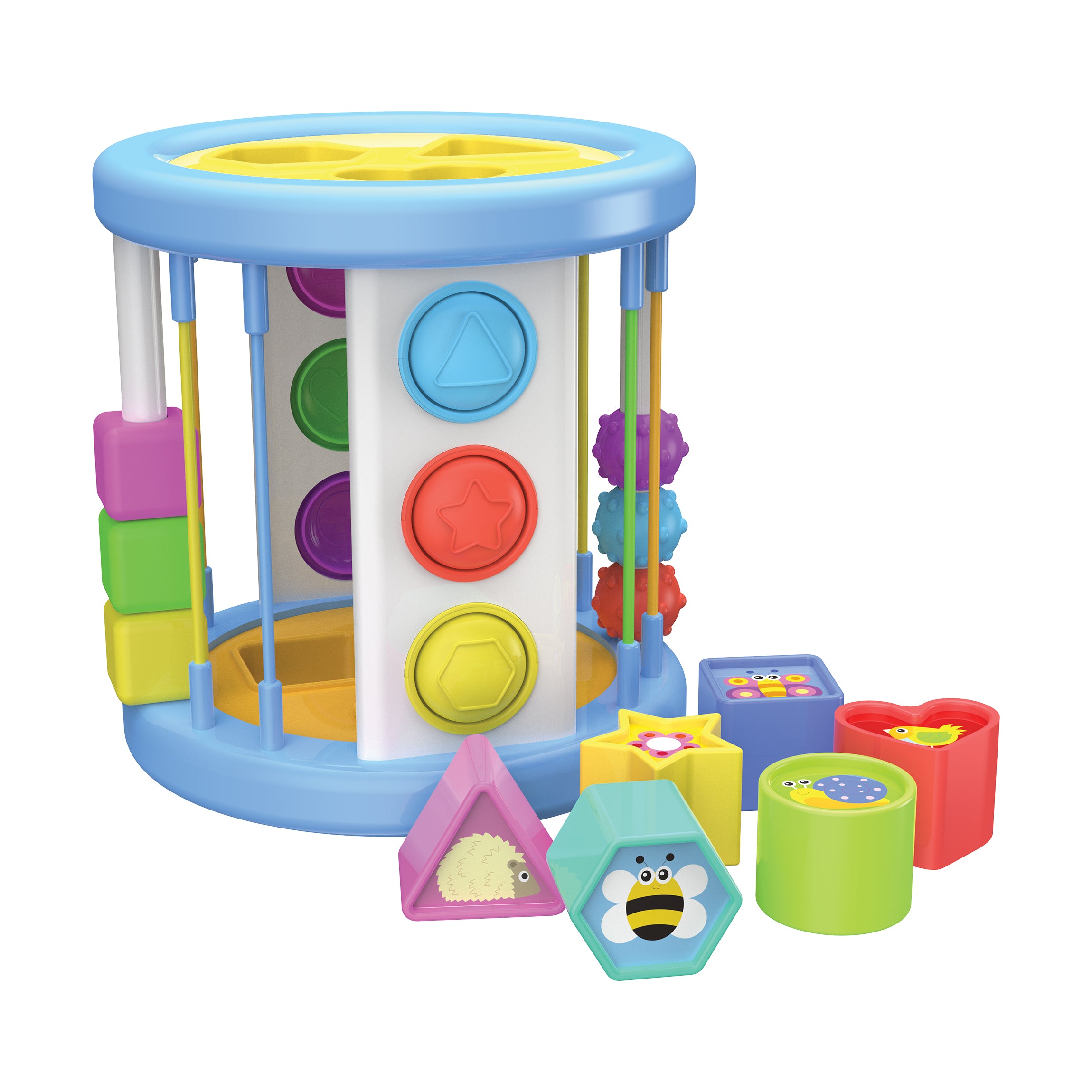 Alternative view of Early Learning Pop & Discover Shape Sorter - Multifunctional Sensory Toy