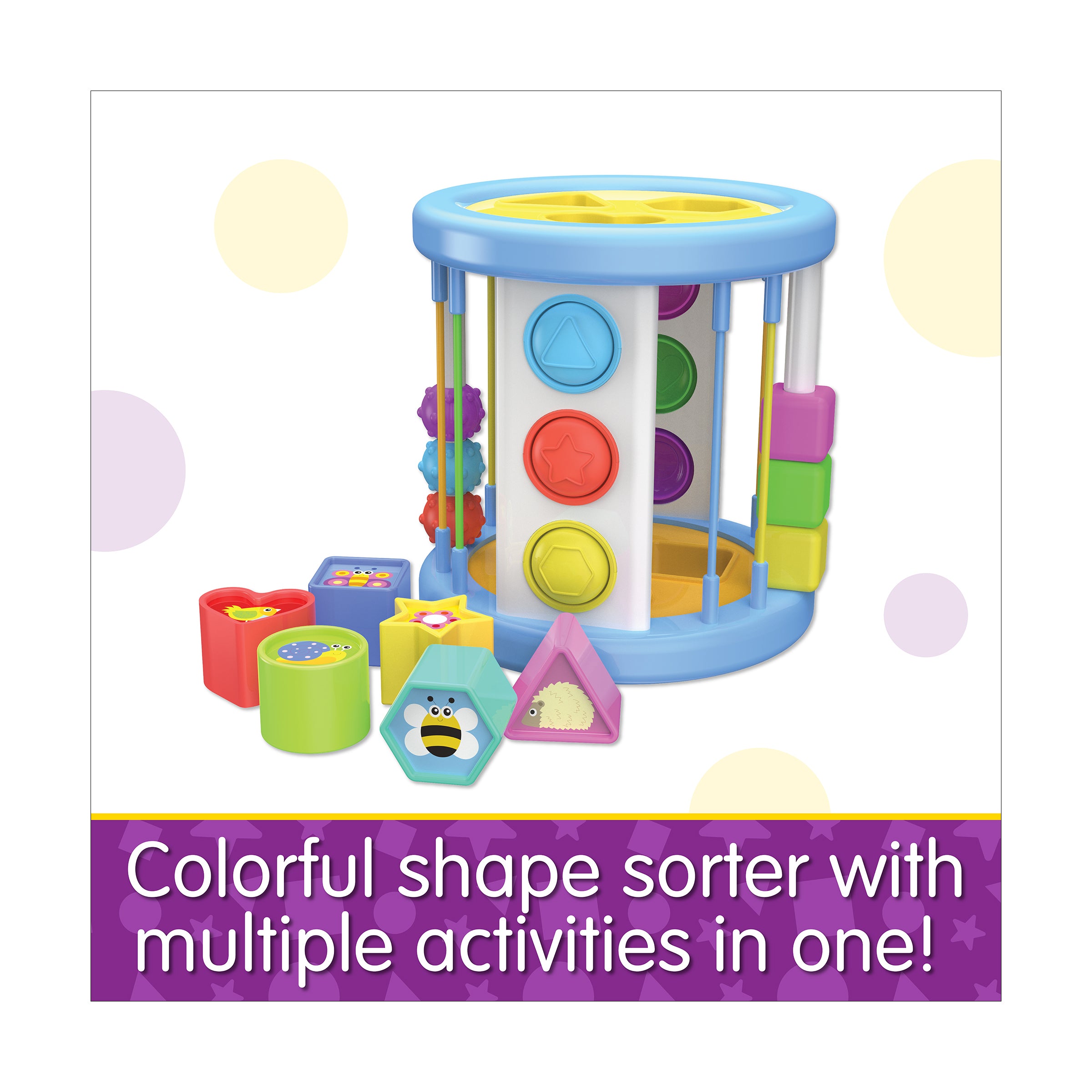 Early Learning Pop & Discover Shape Sorter - Multifunctional Sensory Toy - Image 4
