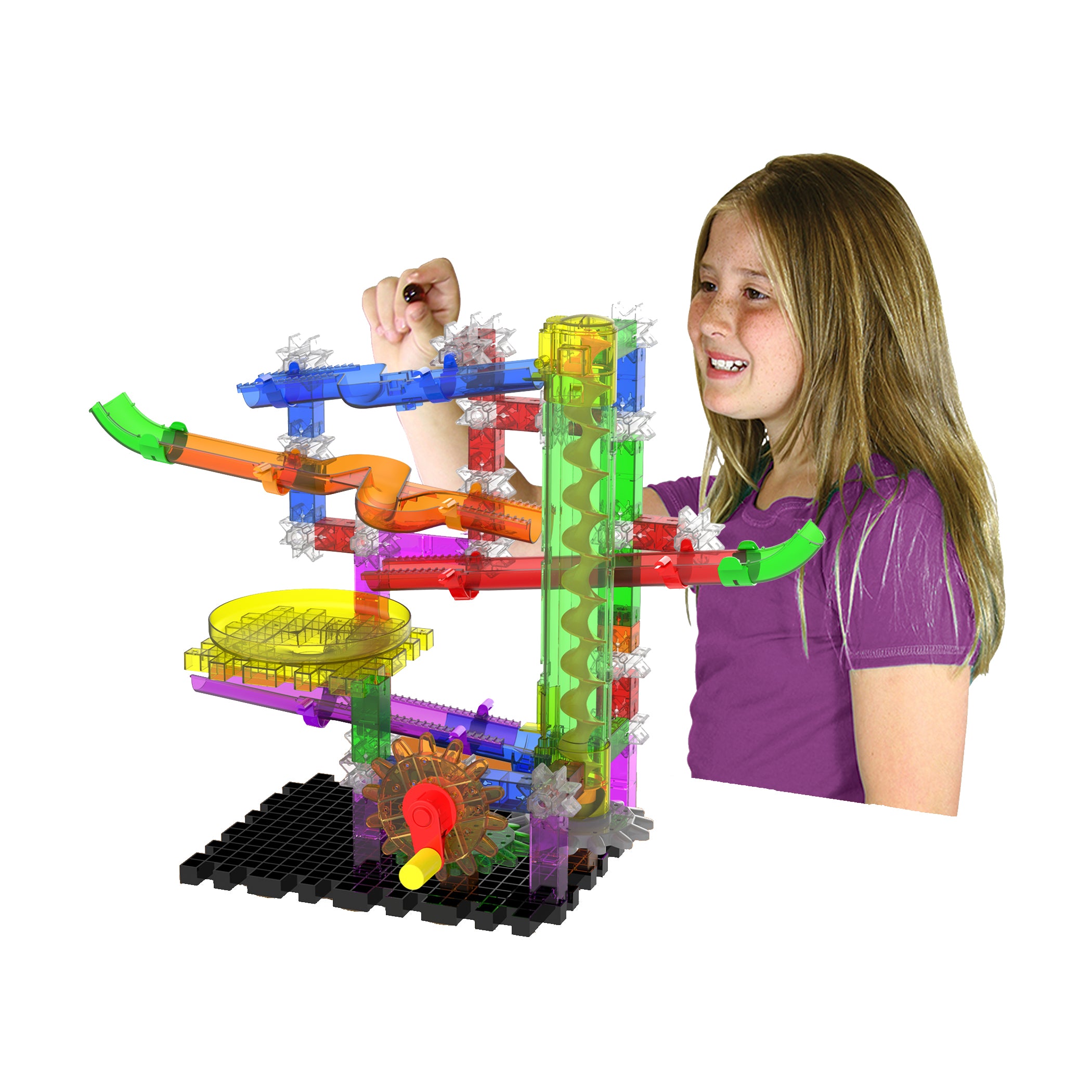 Techno Gears Marble Mania Zoomerang 2.0 Building Set - 80+ Pieces - Image 4