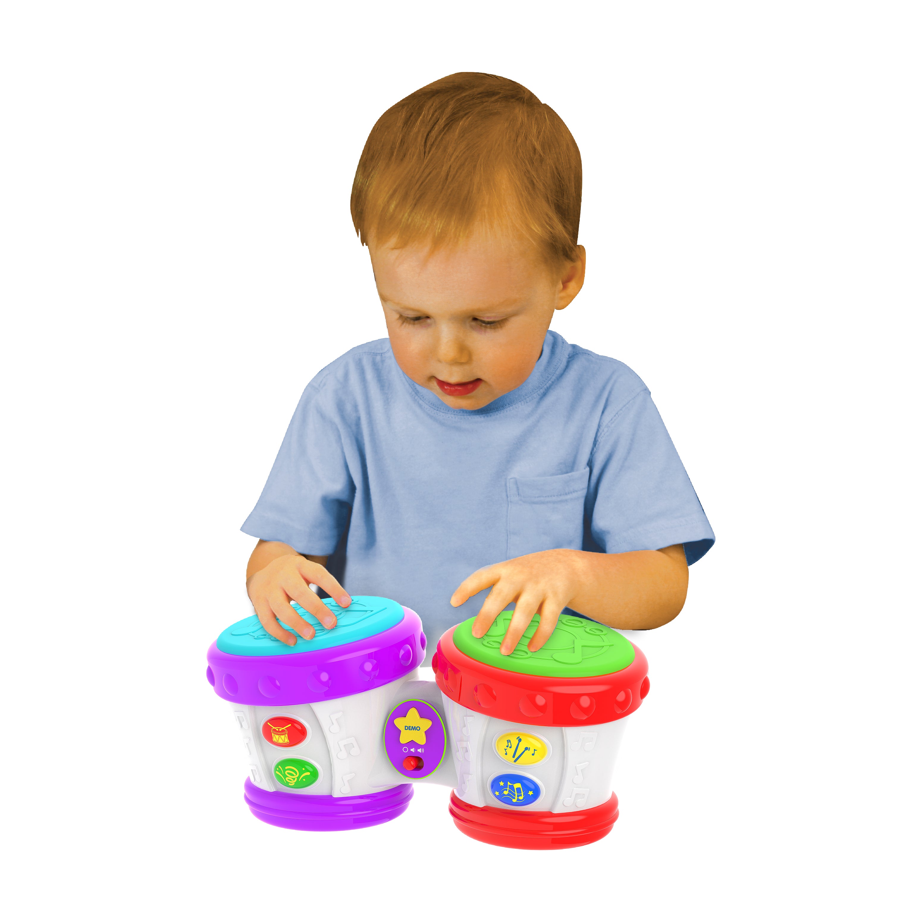 Early Learning Little Baby Bongo Drums Interactive Musical Toy - Image 4