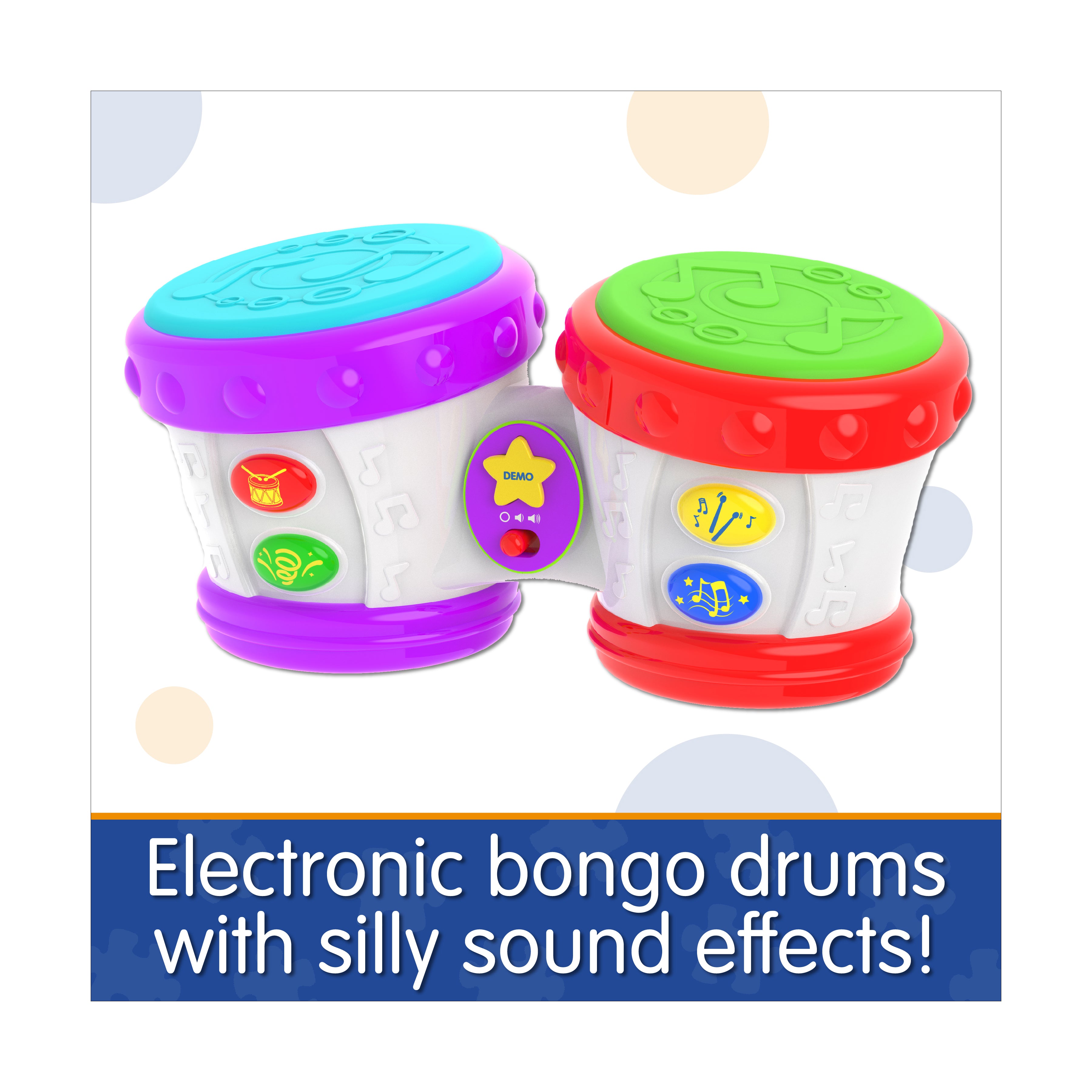 Early Learning Little Baby Bongo Drums Interactive Musical Toy - Image 5