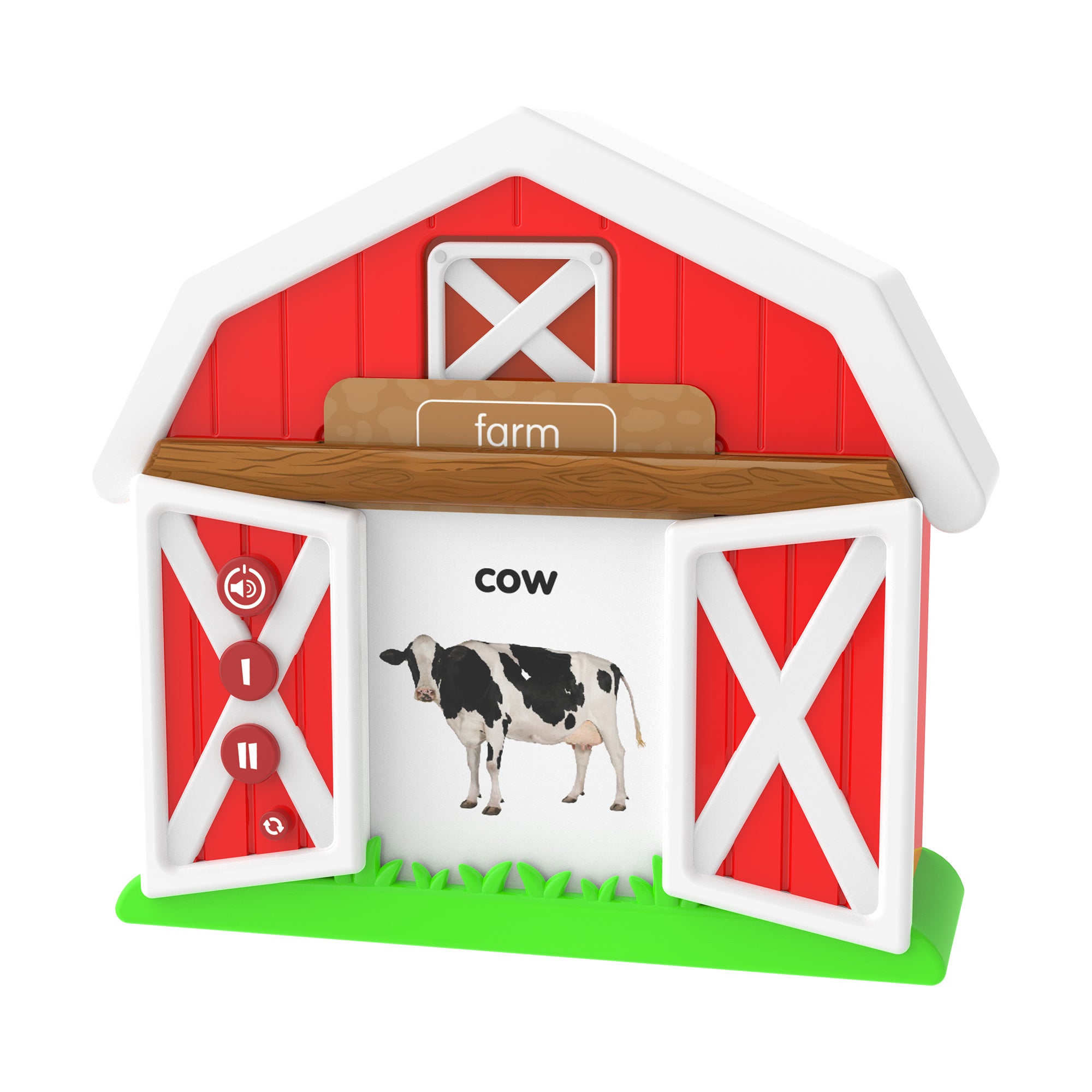 Early Learning Talk & Teach Farm Interactive Flash Card Reader - Image 2