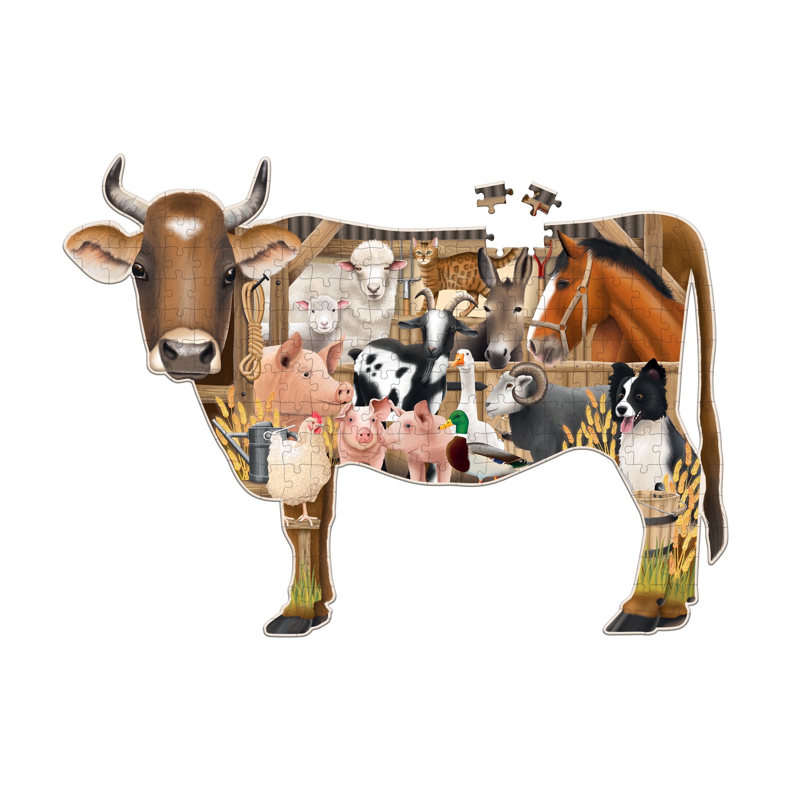 Alternative view of Wildlife World Farm Themed Jigsaw Puzzle - 200 pcs