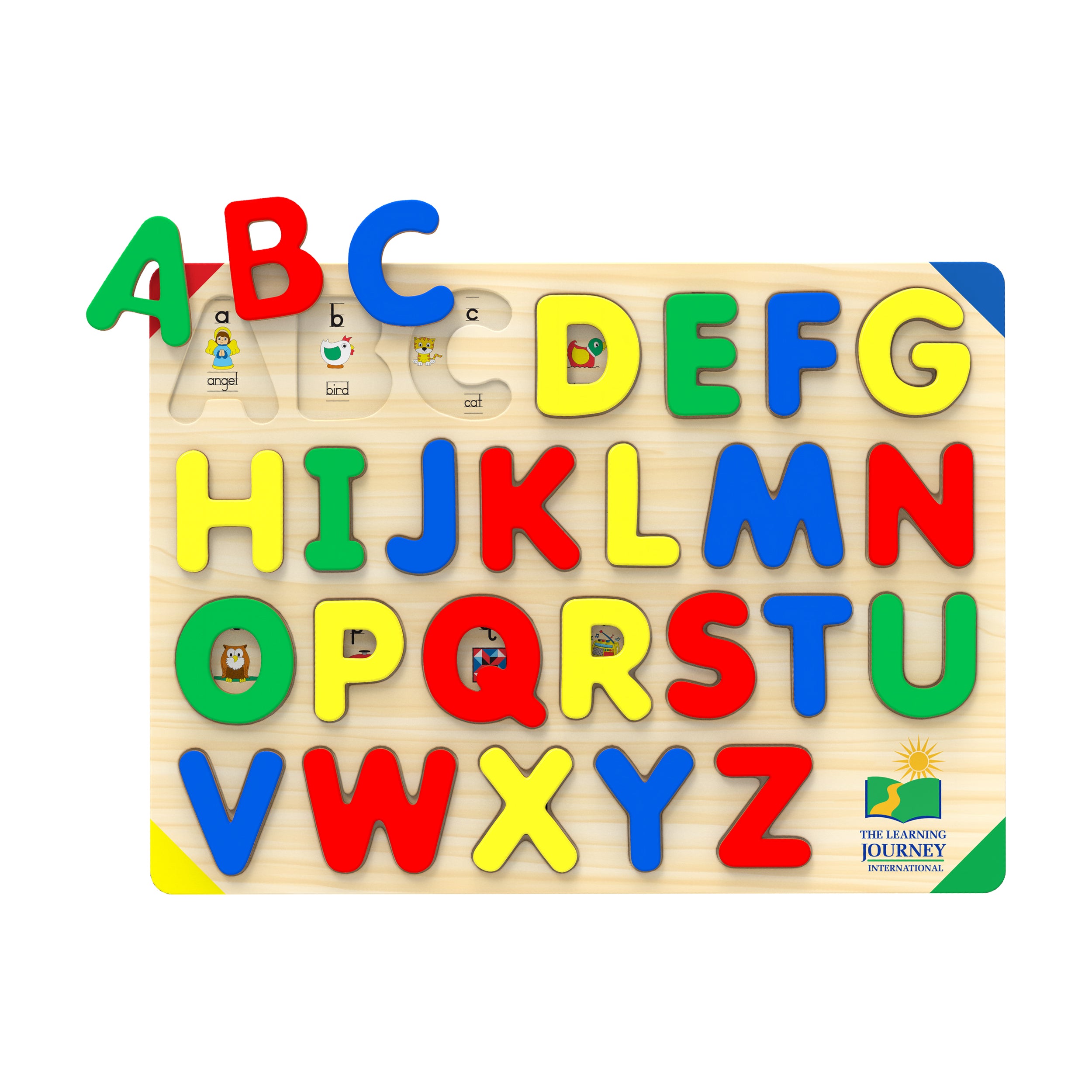 Alternative view of Eco Alphabet Adventure Lift & Learn Puzzle - 26 Pc