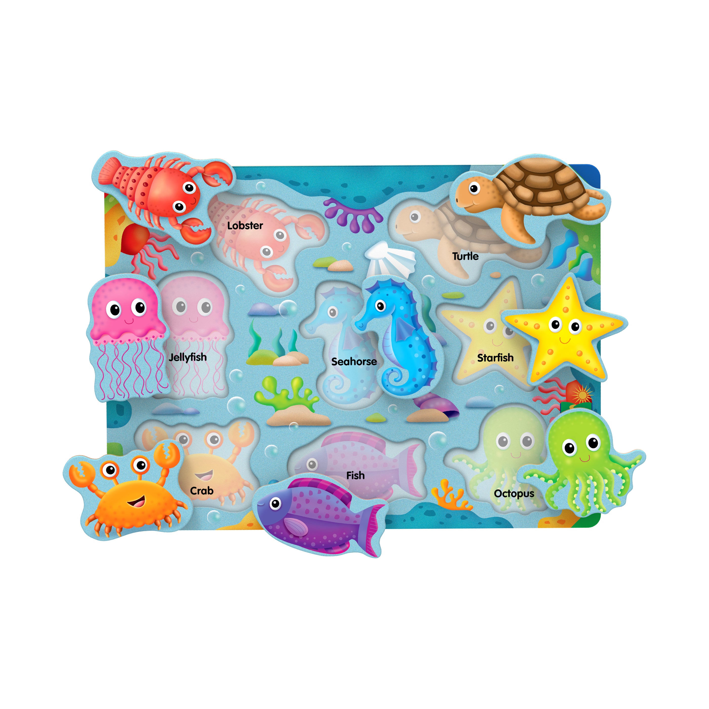 My First Lift & Learn Under the Sea Puzzle - 8 pcs - Image 2