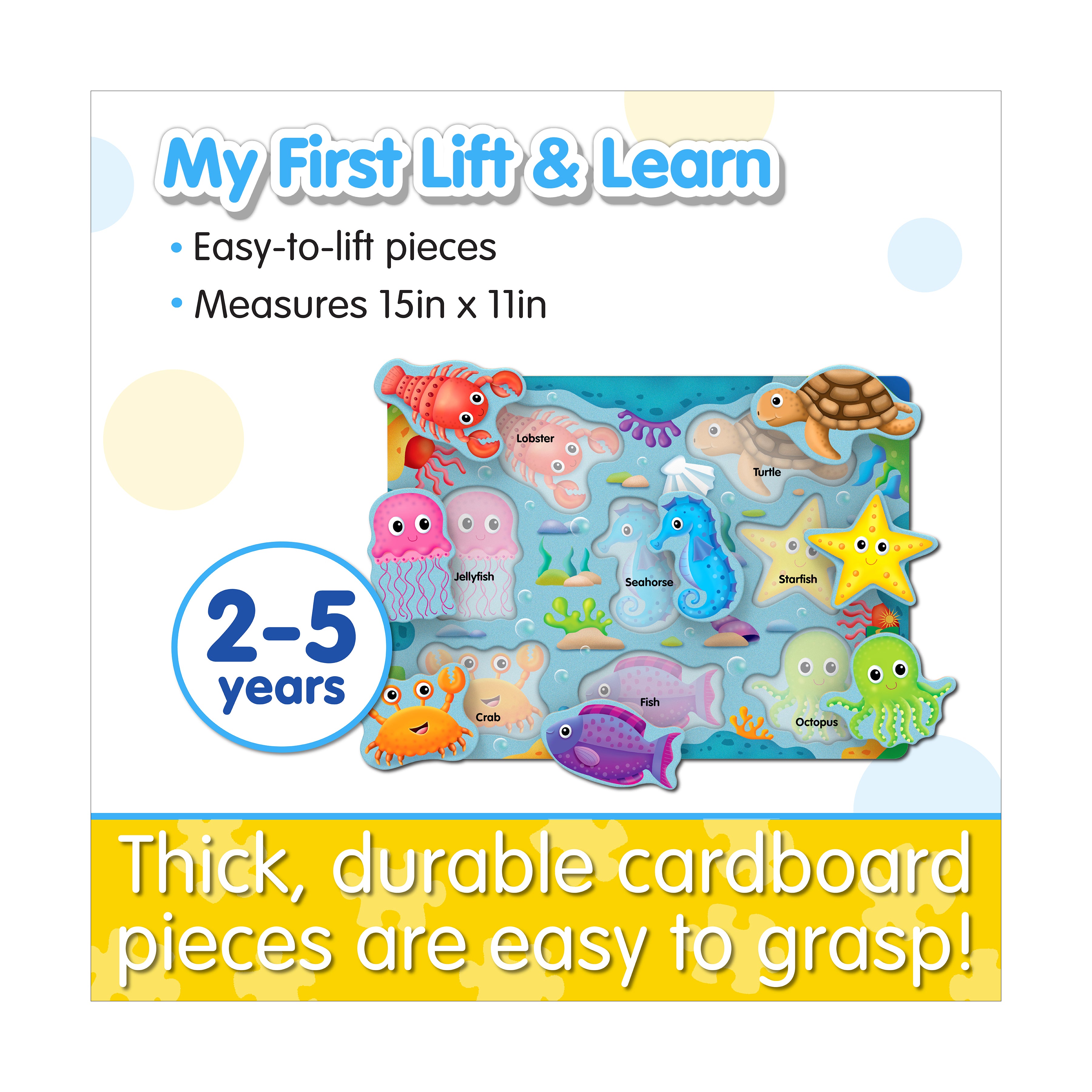 My First Lift & Learn Under the Sea Puzzle - 8 pcs - Image 5