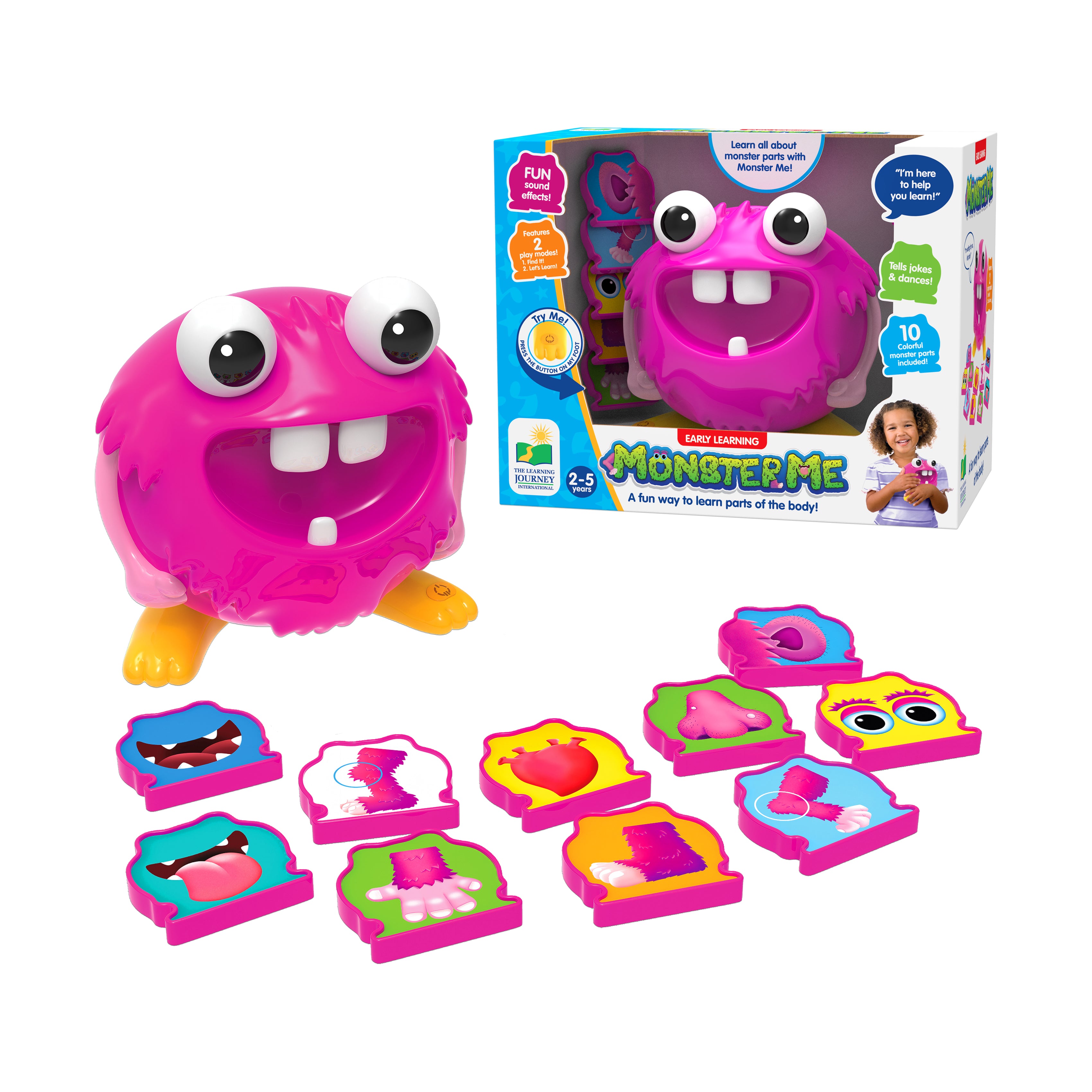 Learn with Me - Monster Me - Interactive Anatomy Discovery Toy - Image 3