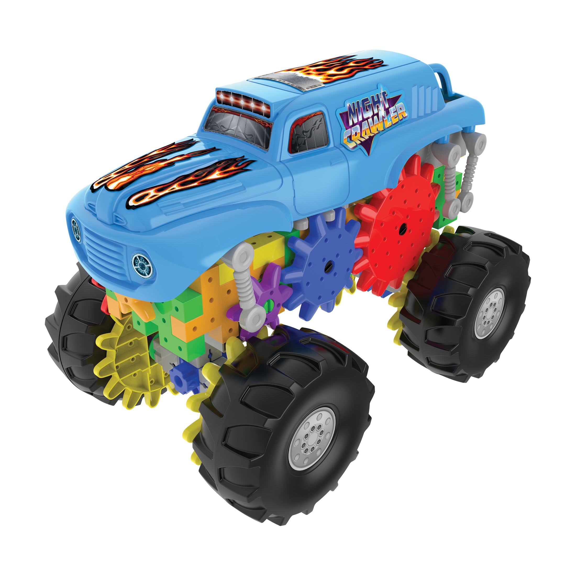 Alternative view of Techno Gears Night Crawler Monster Truck Building Set - 60+ Pieces
