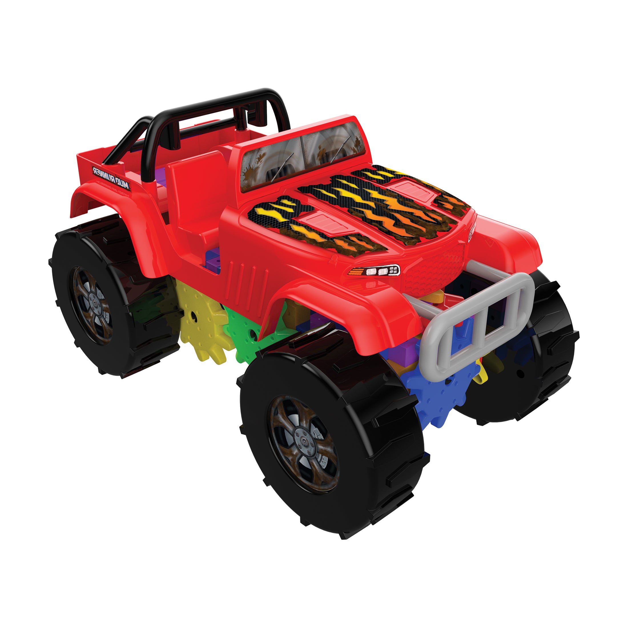 Alternative view of Techno Gears Mud Runner Monster Truck Construction Set - 60+ Pieces