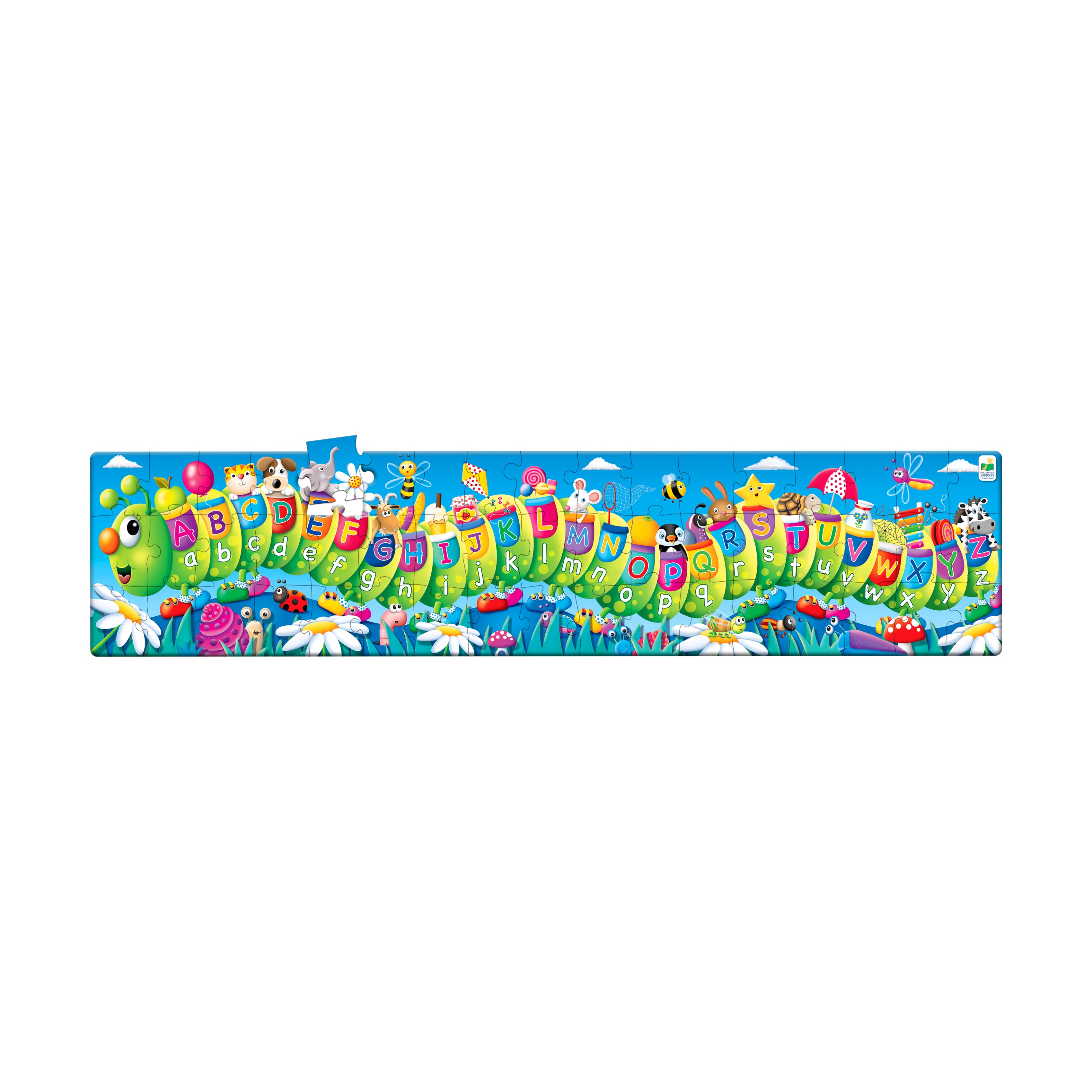 Alternative view of The Learning Journey ABC Caterpillar Floor Puzzle - 51 pc