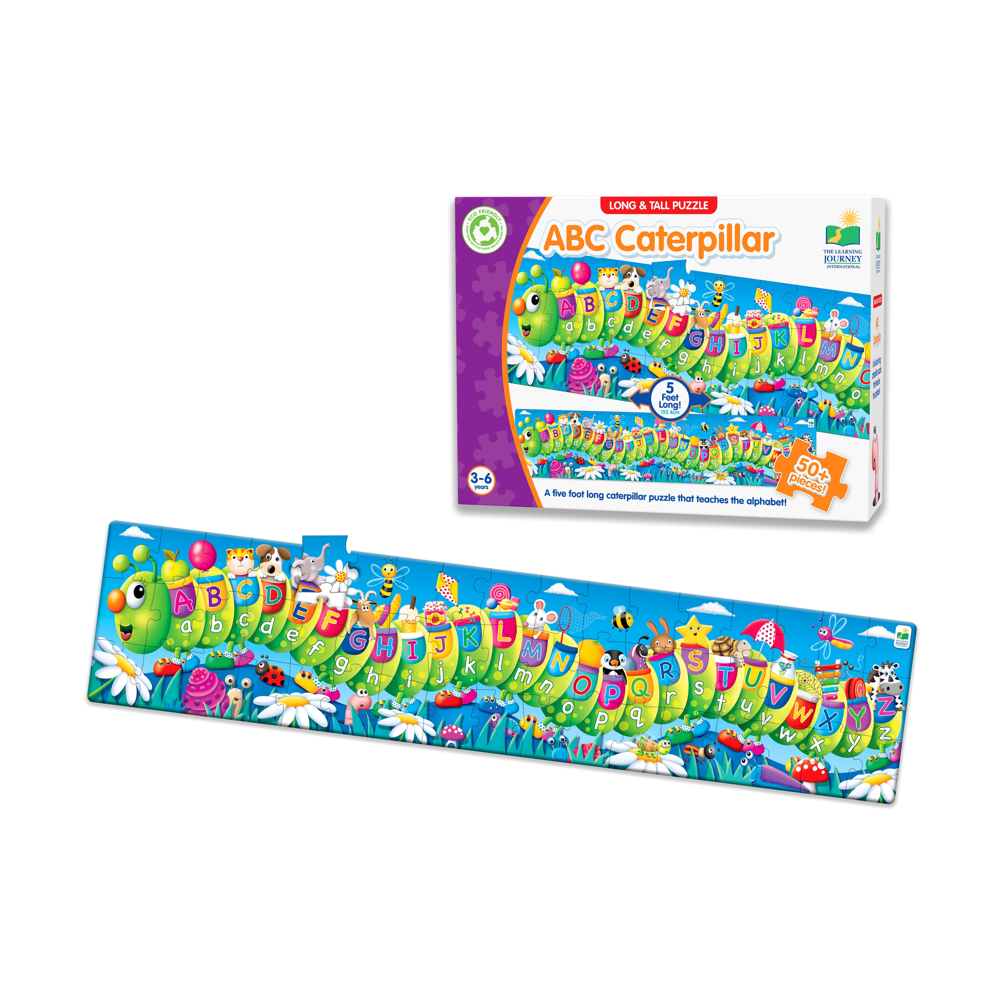 The Learning Journey ABC Caterpillar Floor Puzzle - 51 pc - Image 3