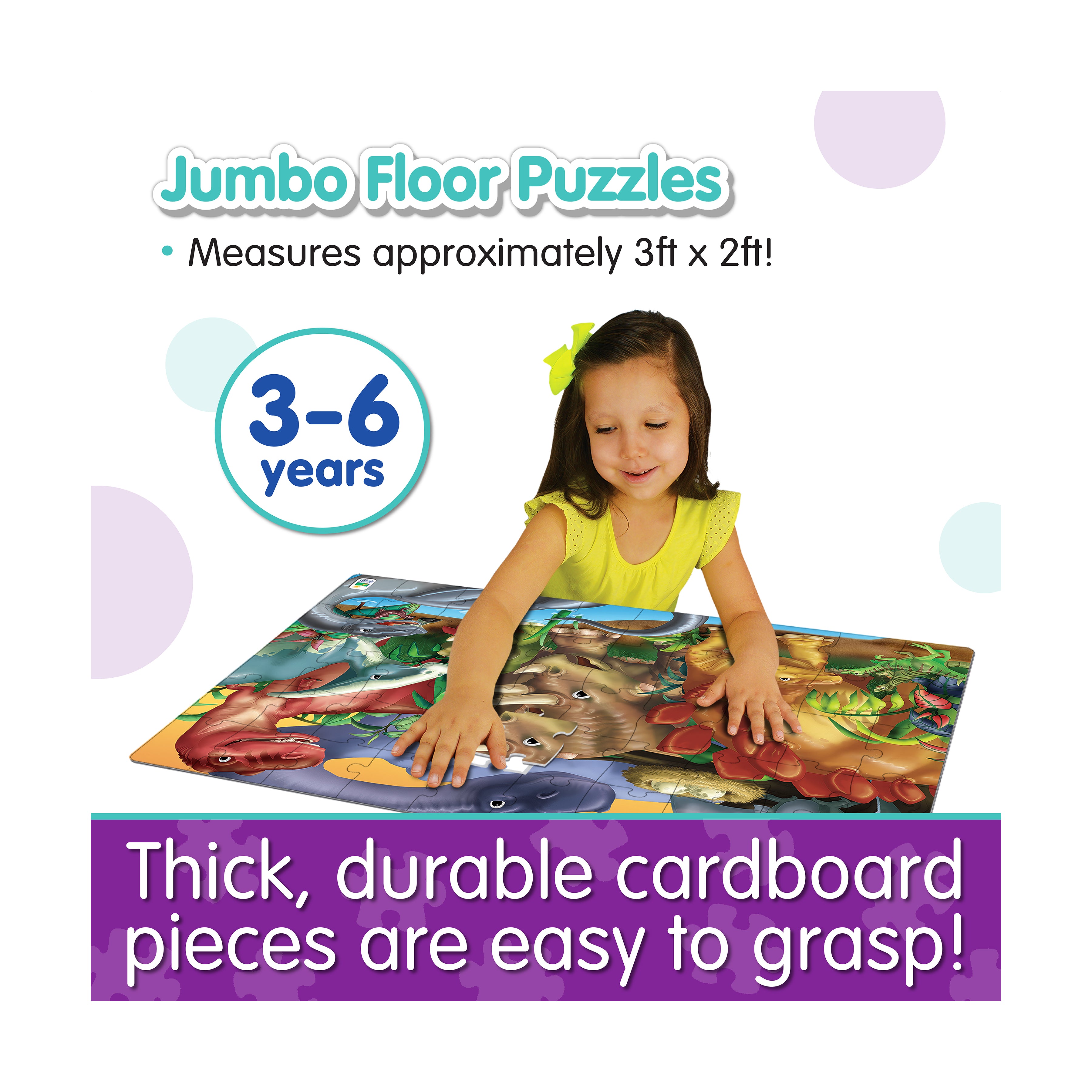 Dinosaur Expedition 50-Piece Jumbo Floor Puzzle - Image 5