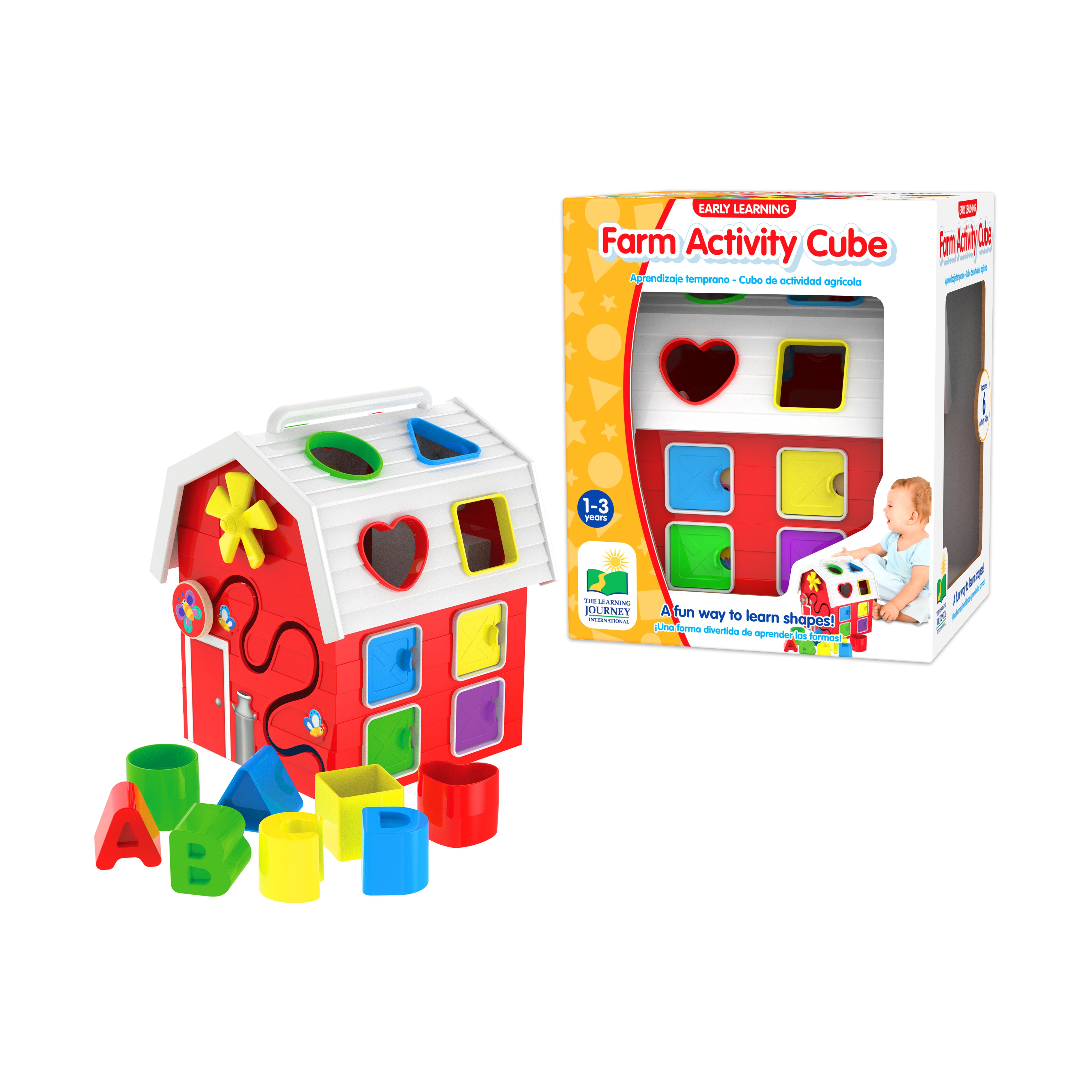 Early Learning Farm Activity Cube - Interactive Educational Toy - Image 3